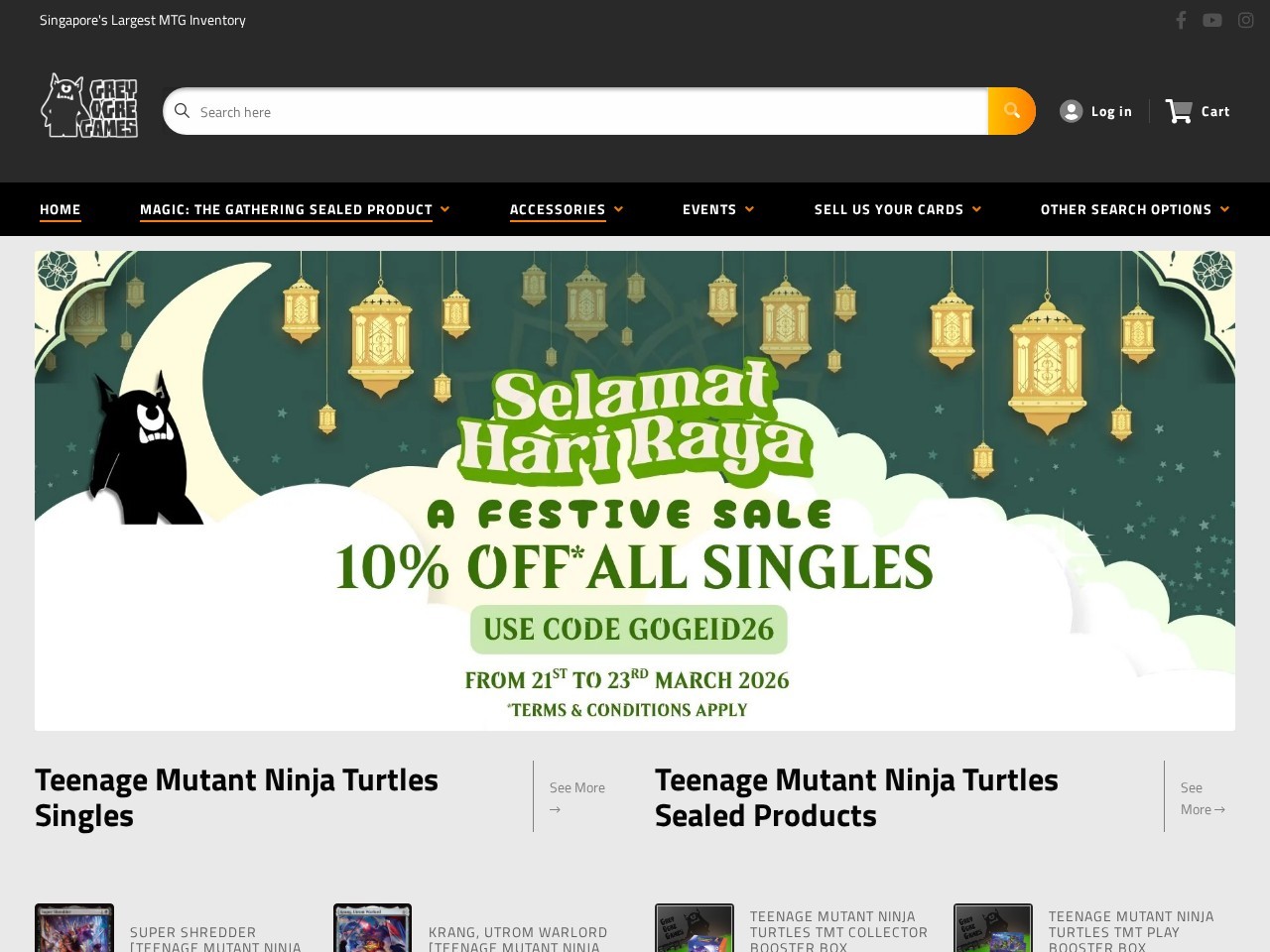 Grey Ogre Games — Website Preview