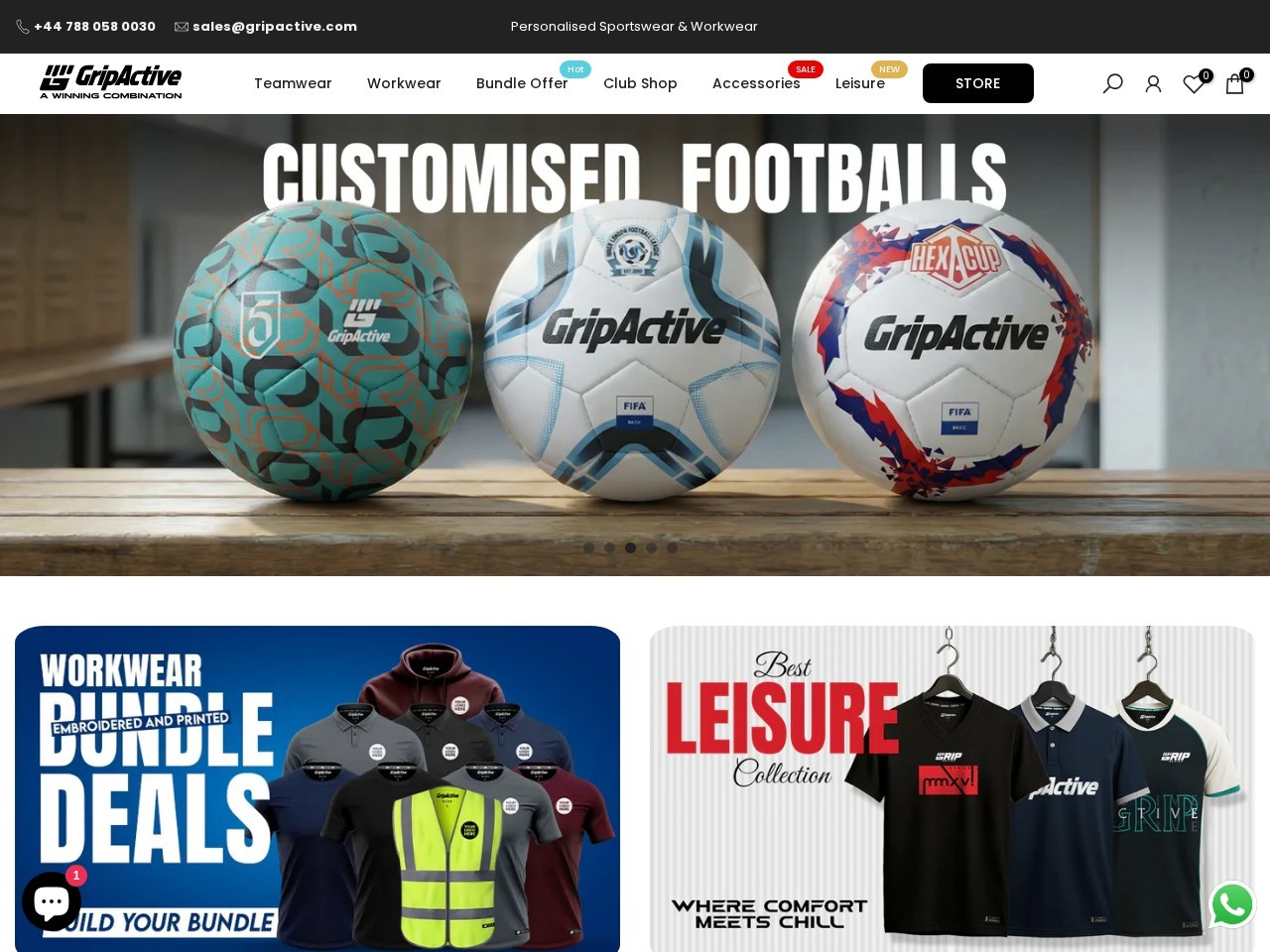 Grip Active — Website Preview