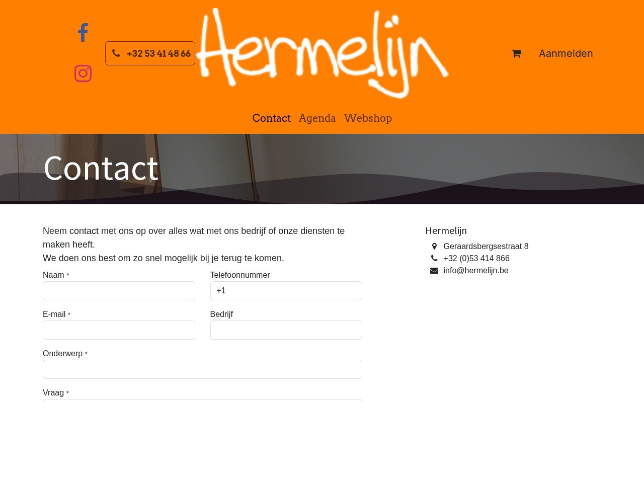 Hermelijn — Website Preview