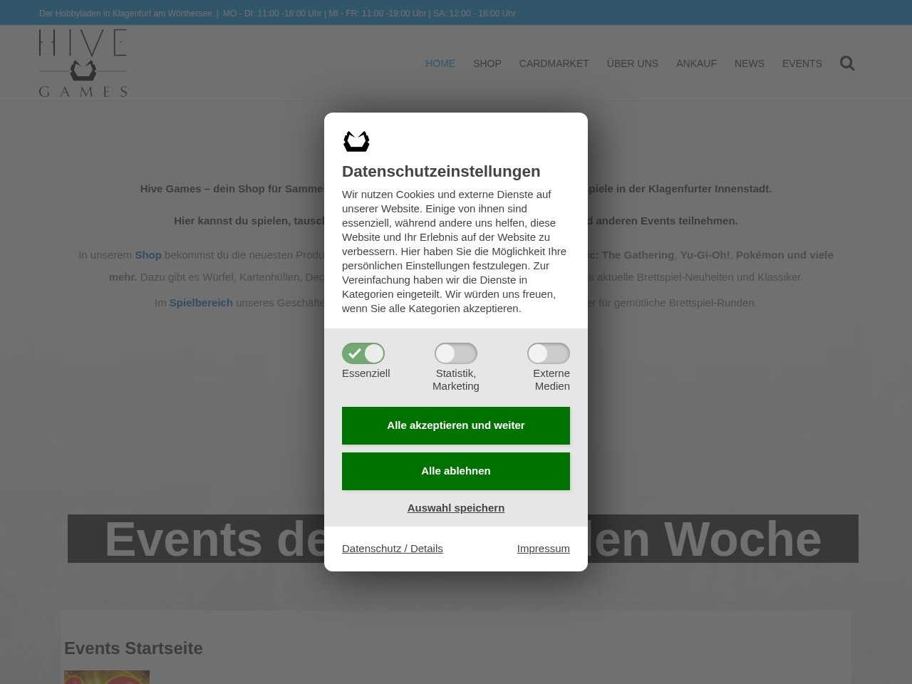 Hive Games — Website Preview