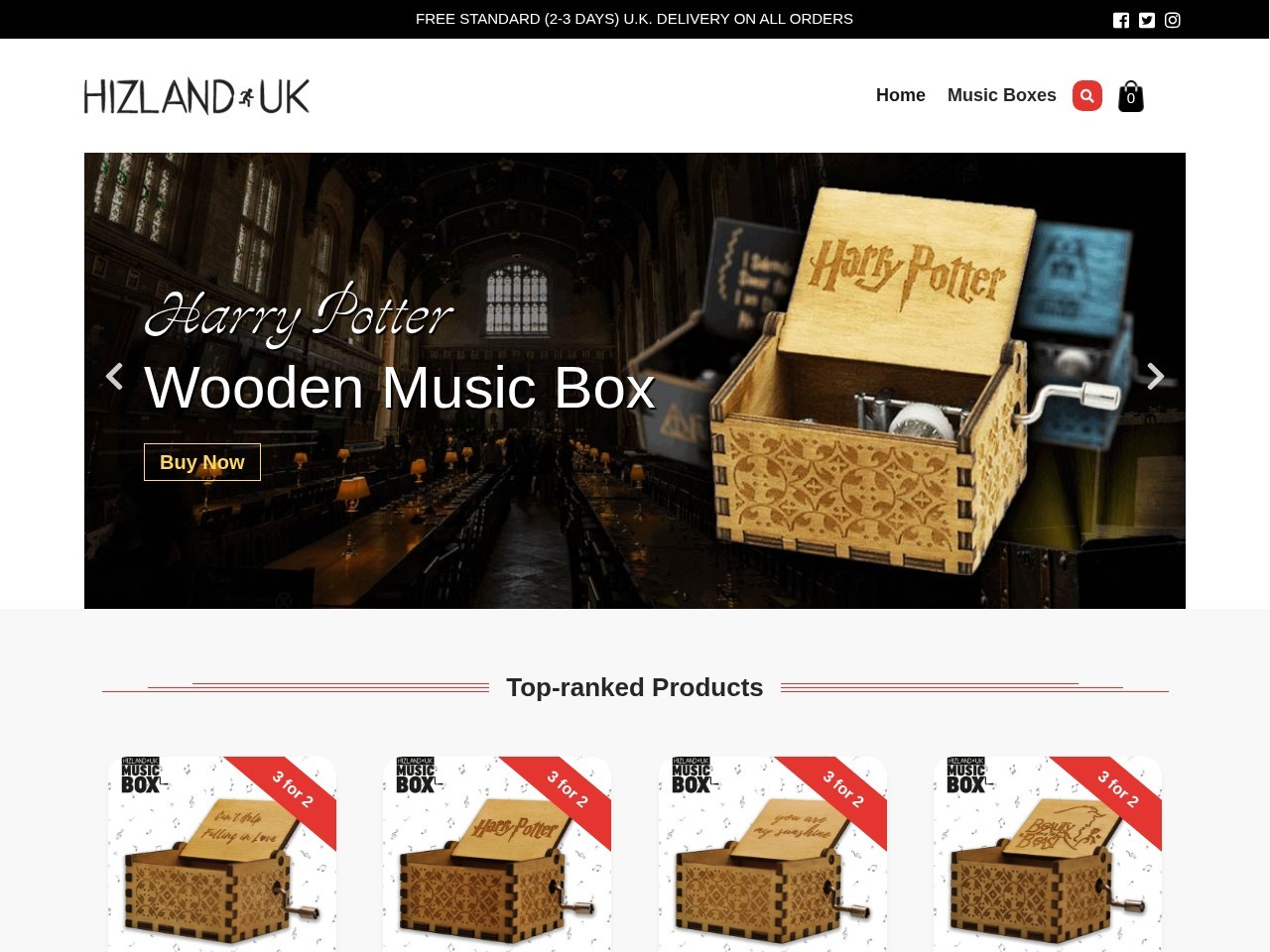 HizlandUK — Website Preview