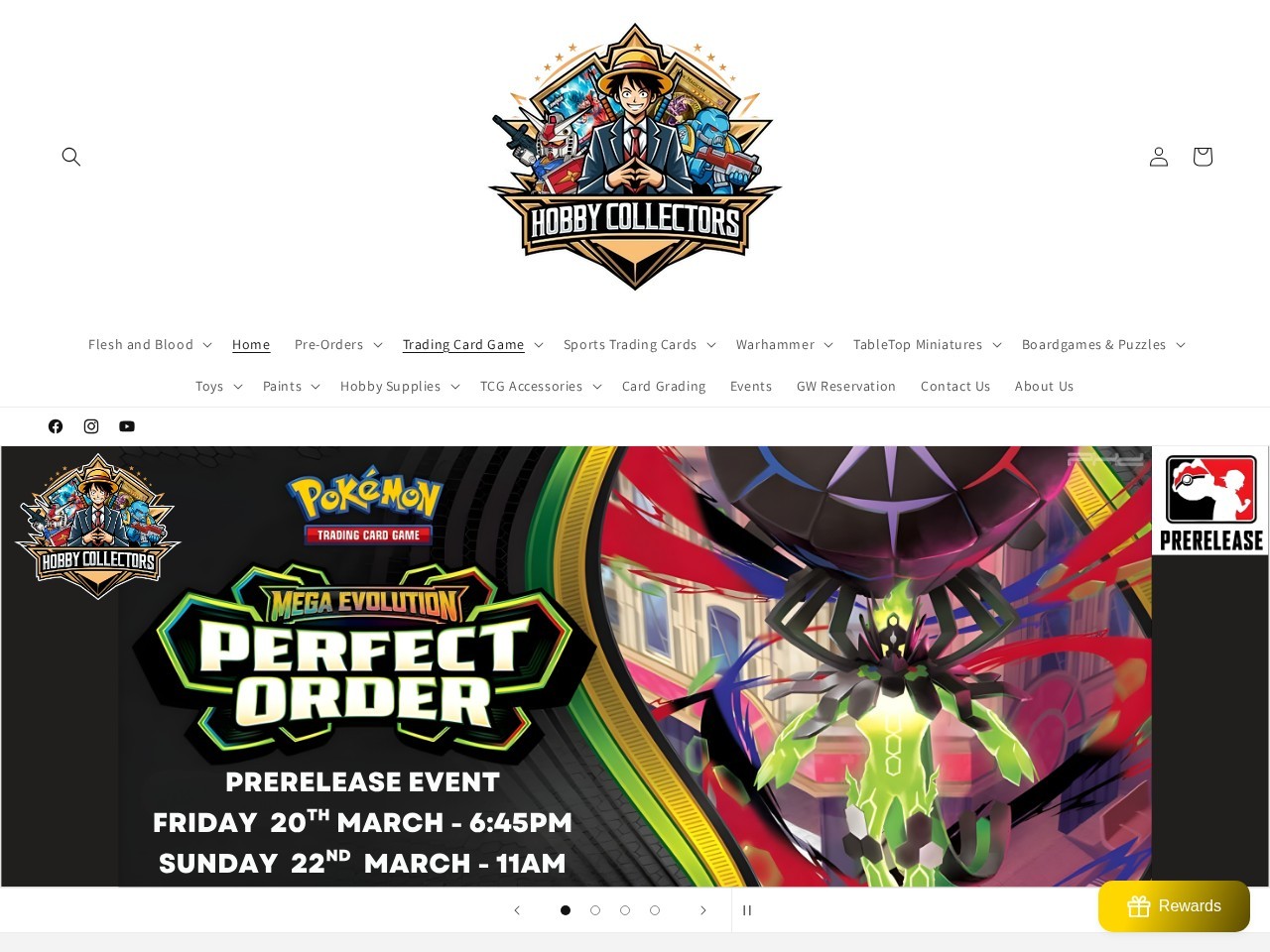 Hobby Collectors Australia — Website Preview