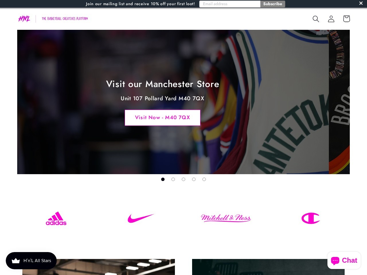 Hoopin'N'Lootin — Website Preview