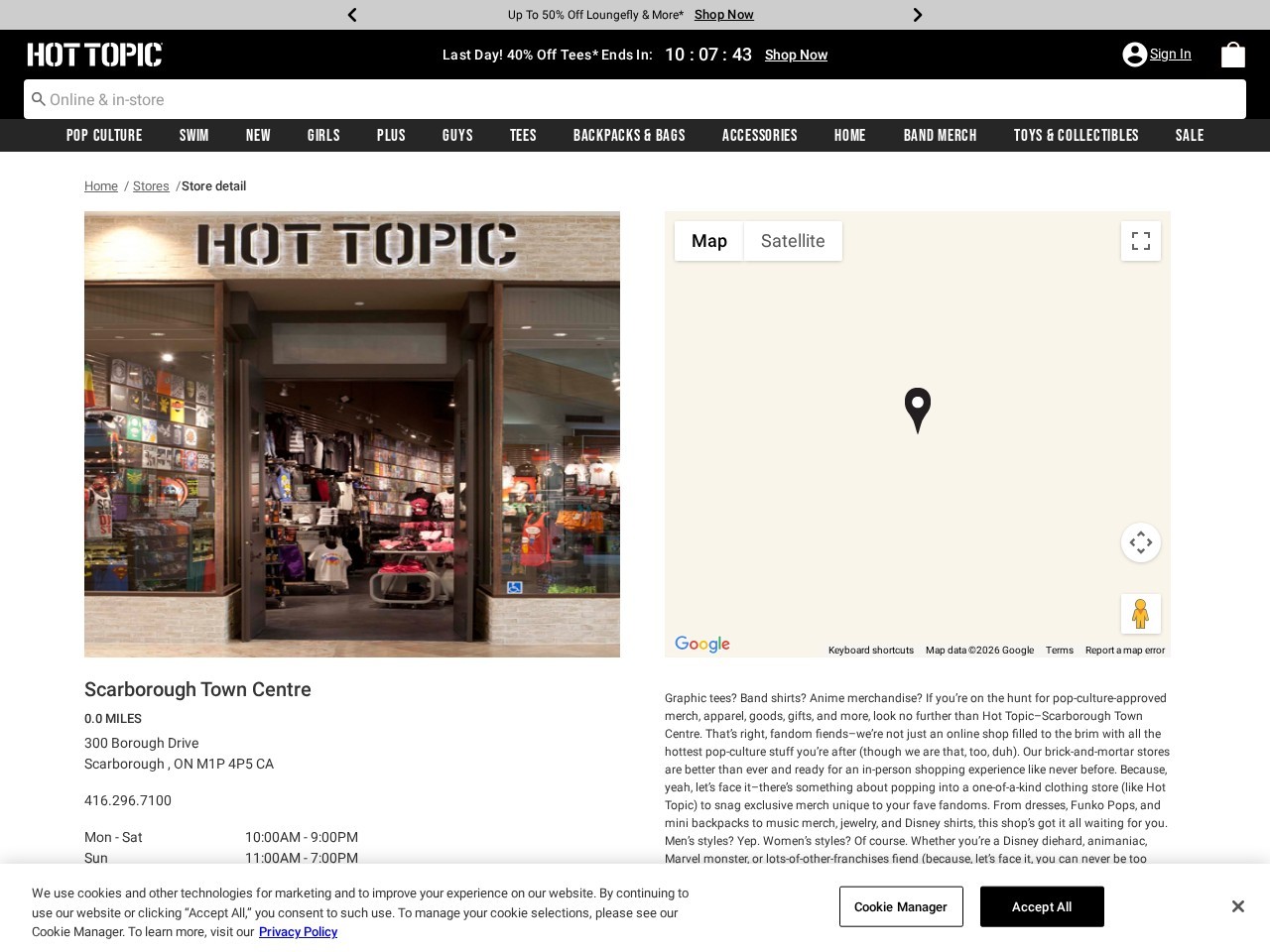 Hot Topic — Website Preview