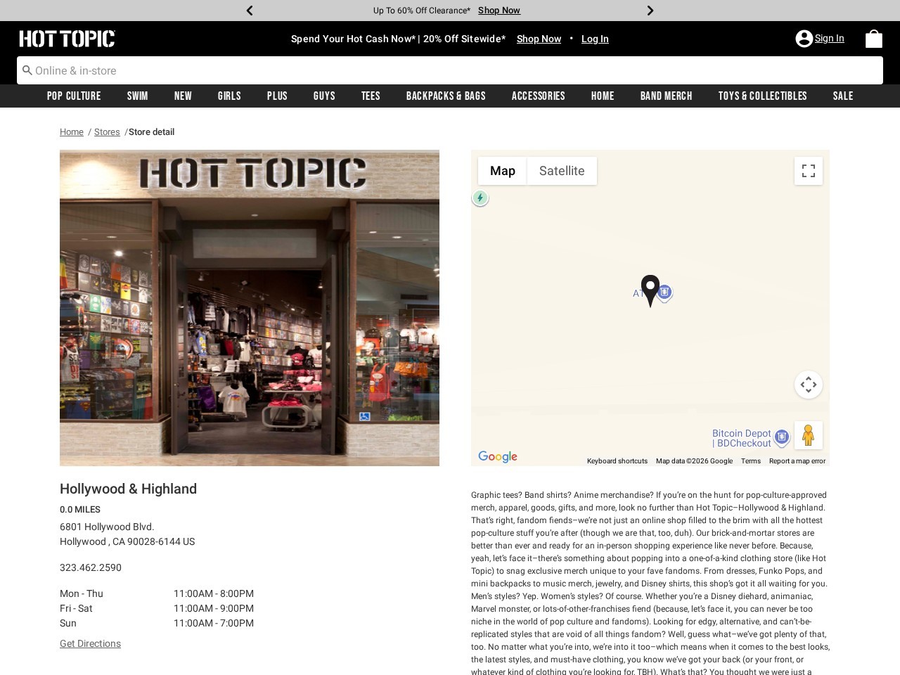Hot Topic — Website Preview