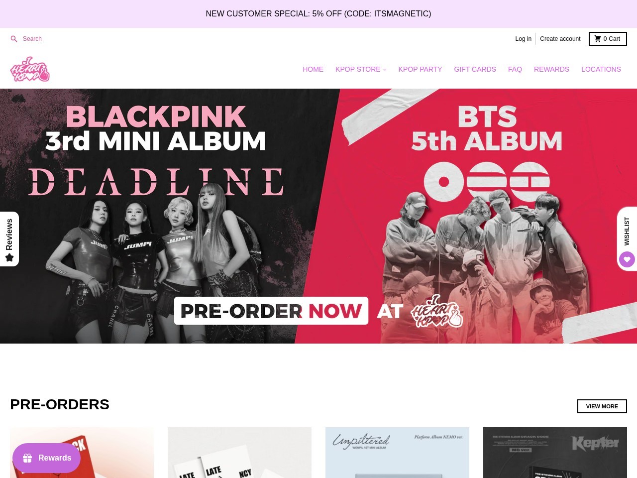 I HEART KPOP Melbourne — Website Preview