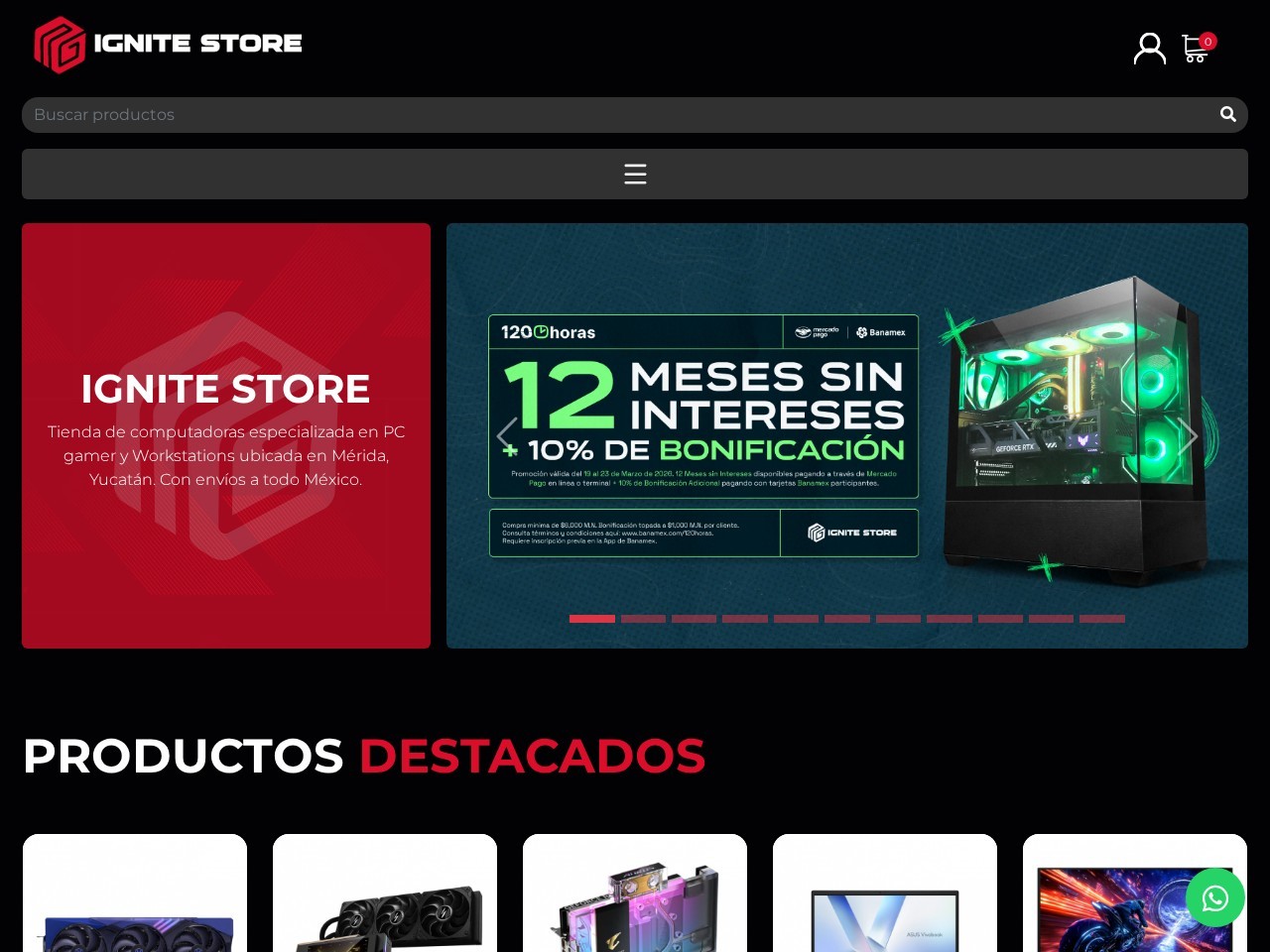 Ignite Store — Website Preview