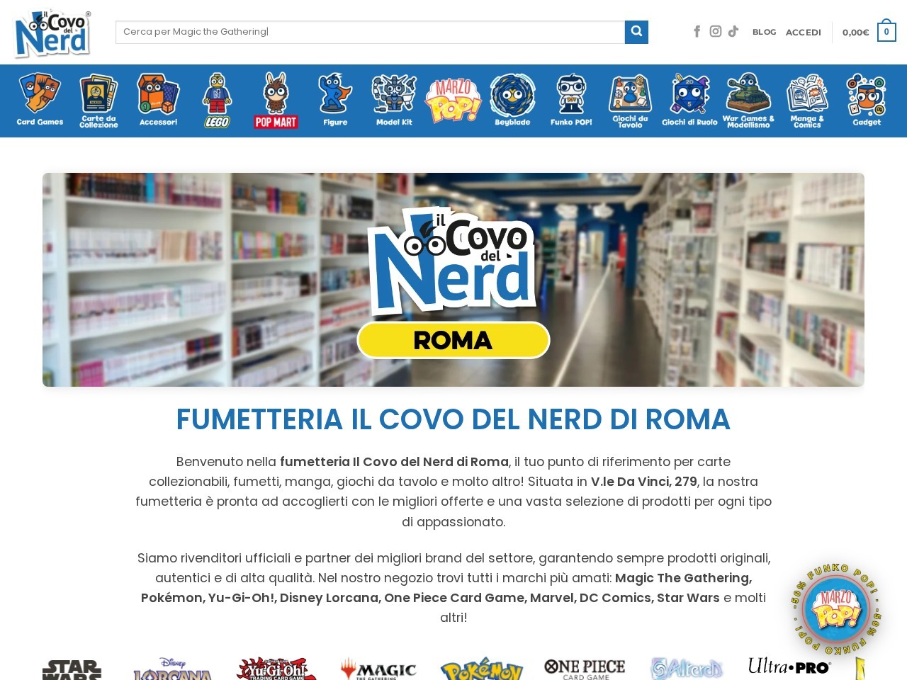 Il Covo del Nerd - Roma — Website Preview