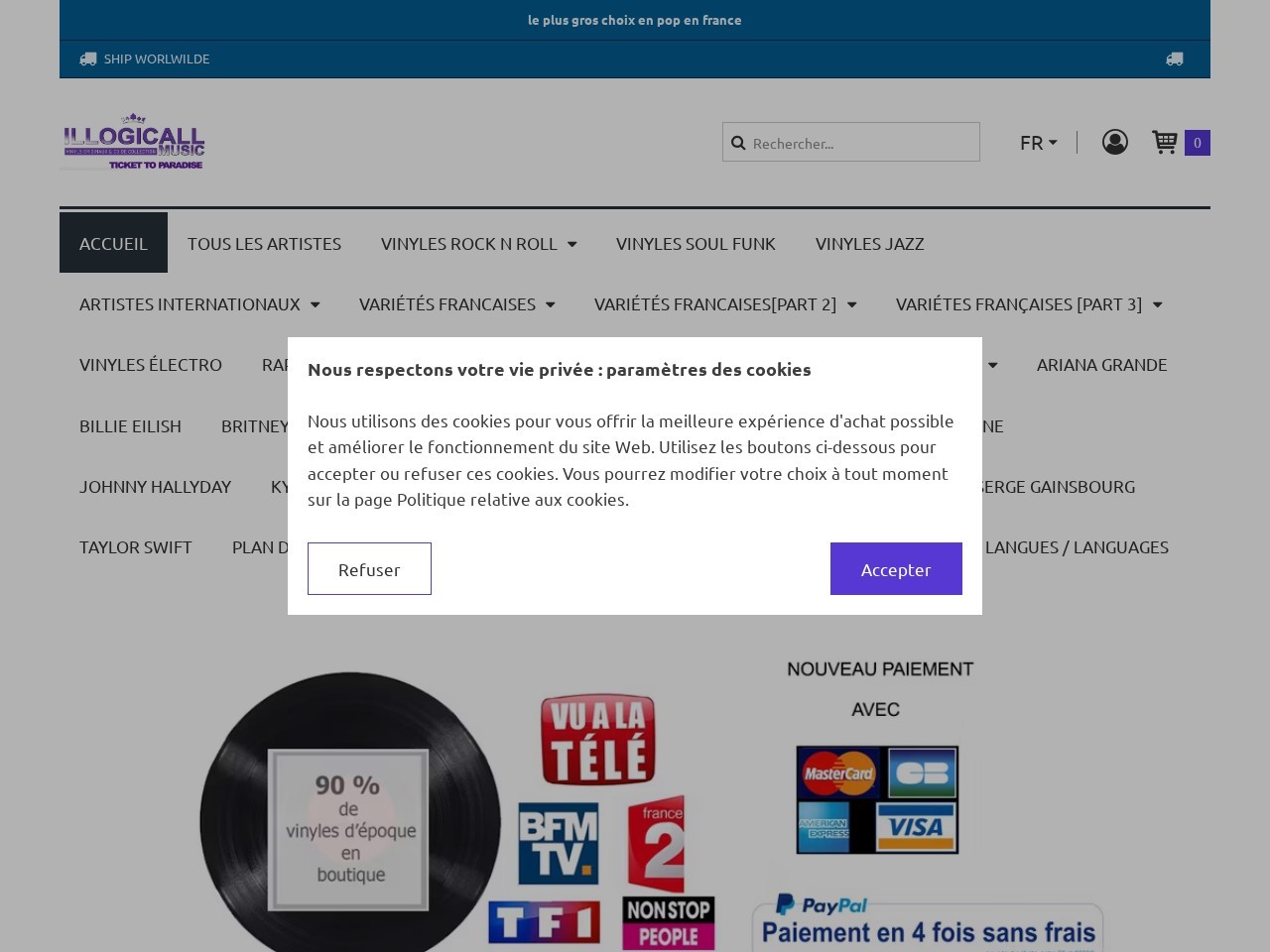 illogicall music vinyls store — Website Preview