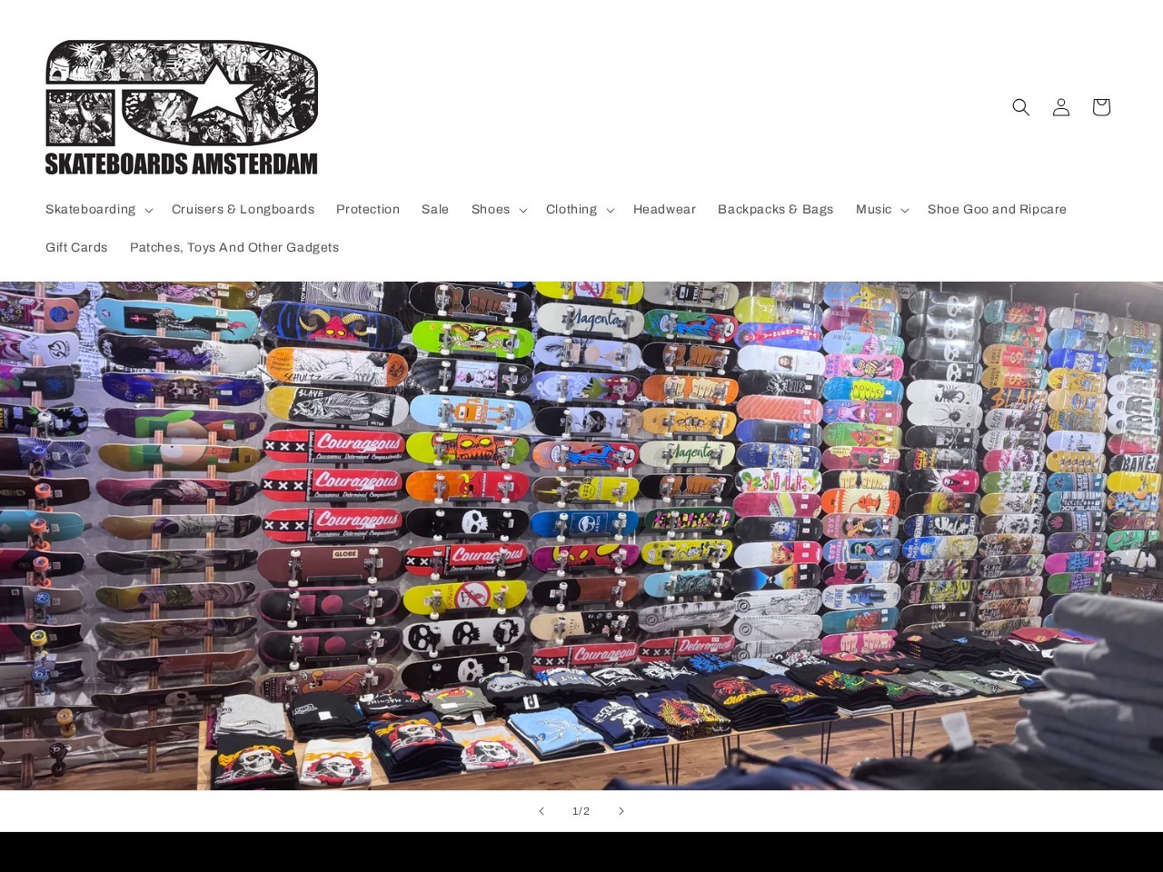 Independent Outlet Skateboards Amsterdam — Website Preview