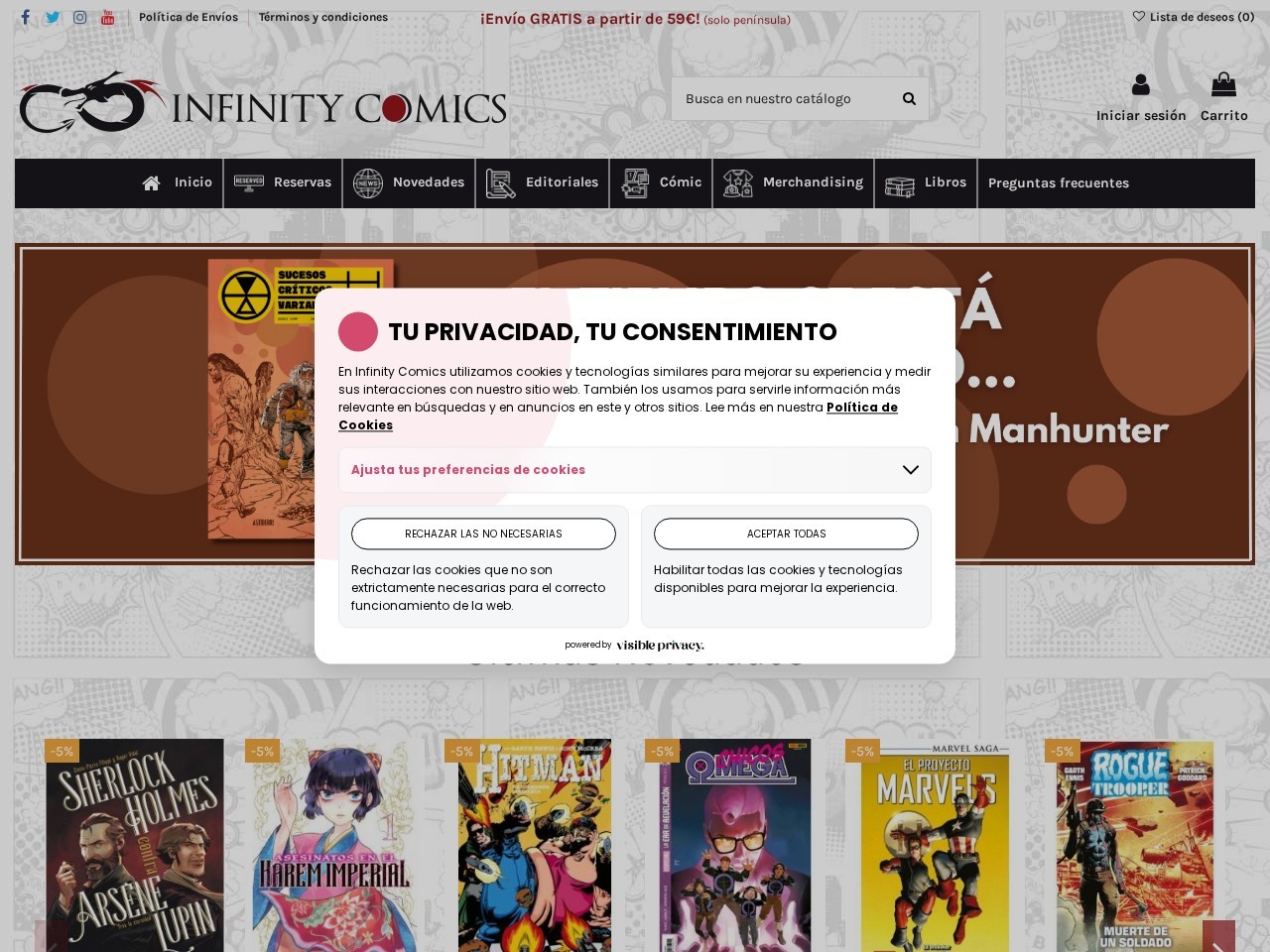 Infinity Comics — Website Preview