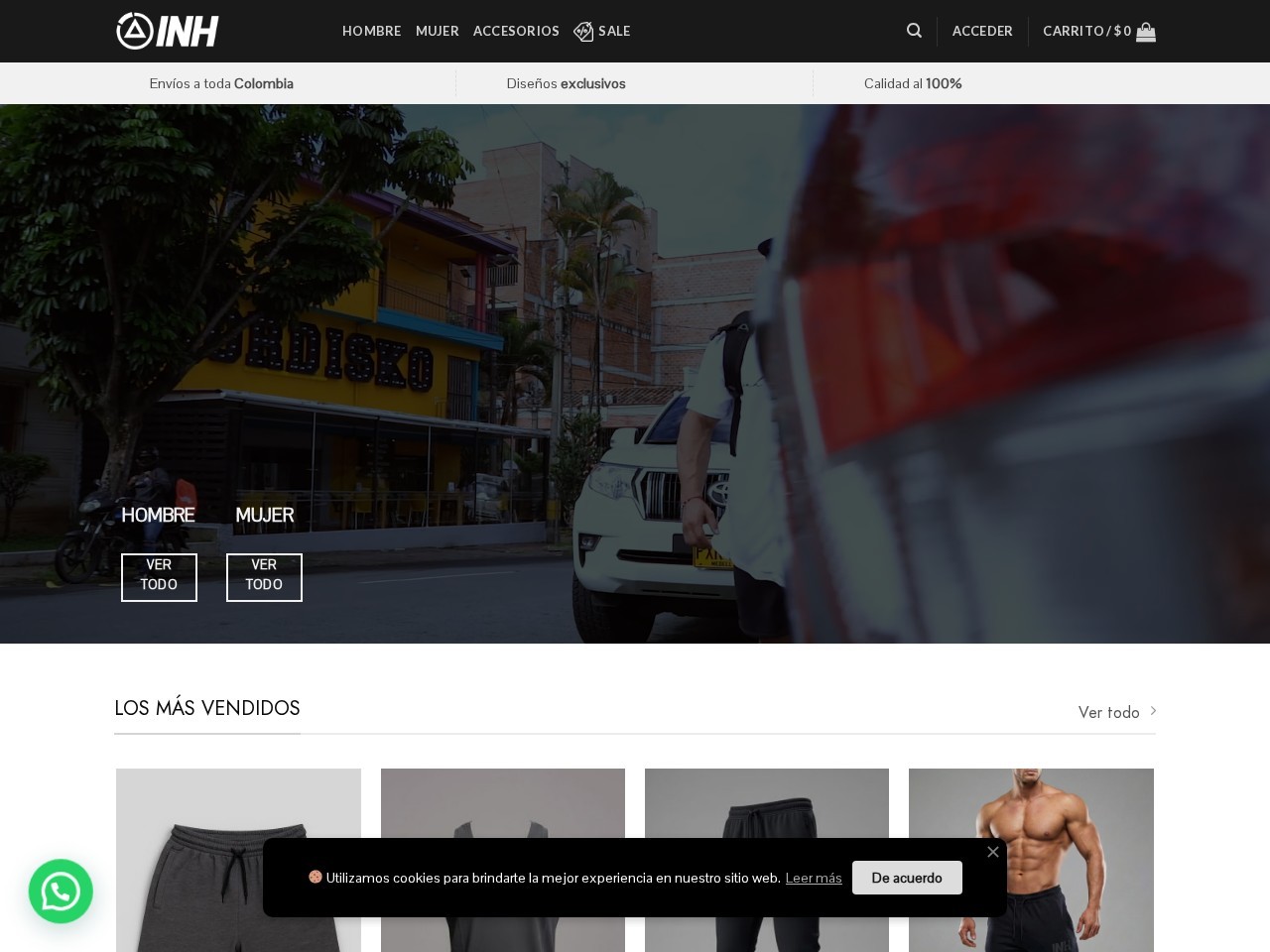 INH Sportswear — Website Preview