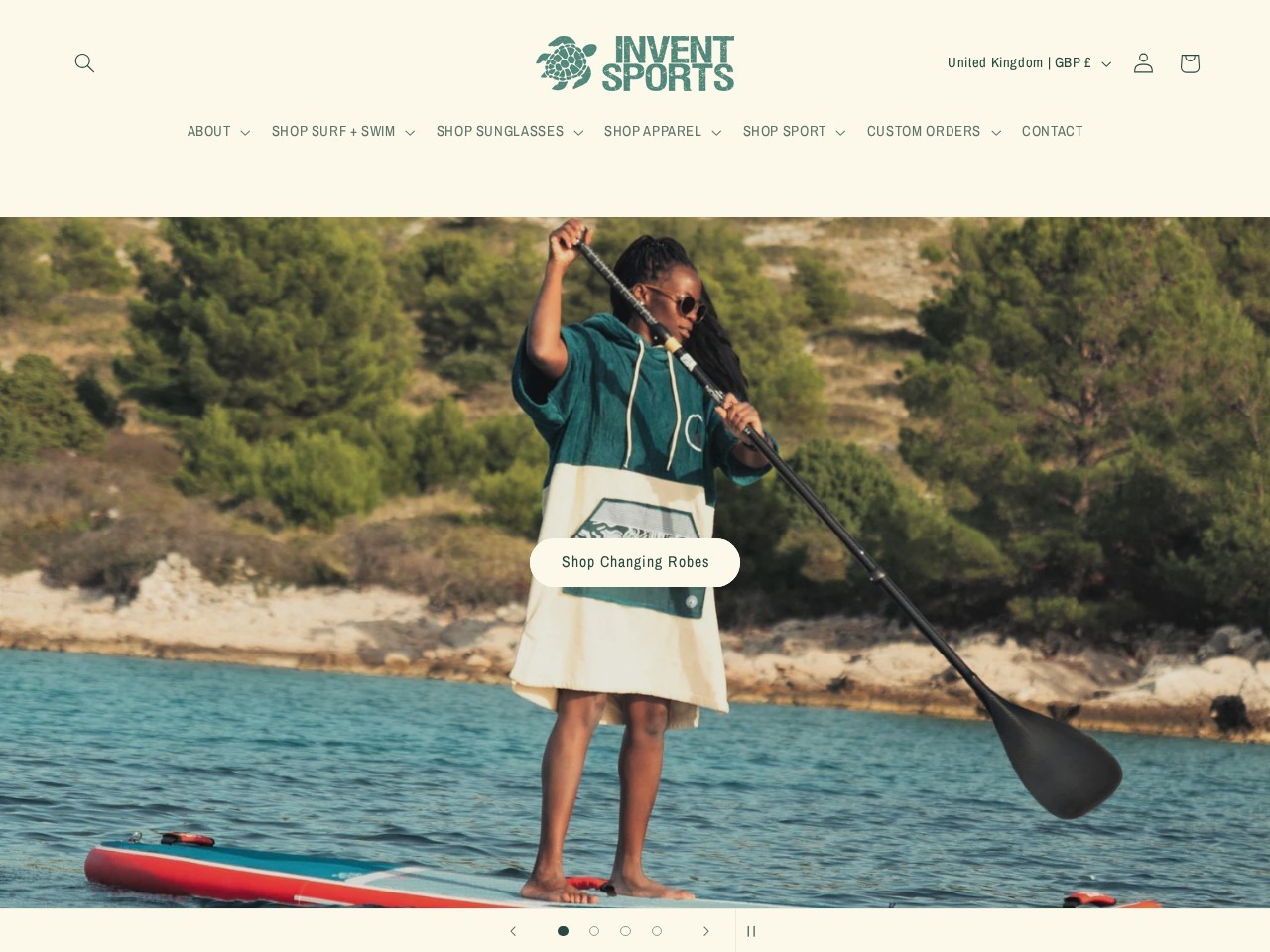 InventSports — Website Preview