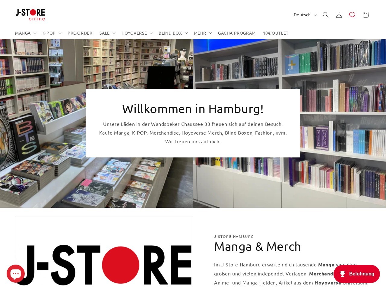J-Store Hamburg — Website Preview