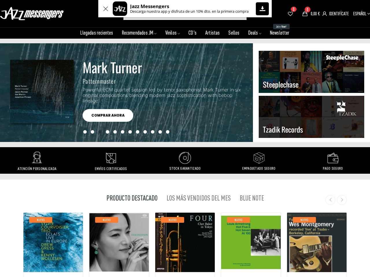 Jazz Messengers Club — Website Preview