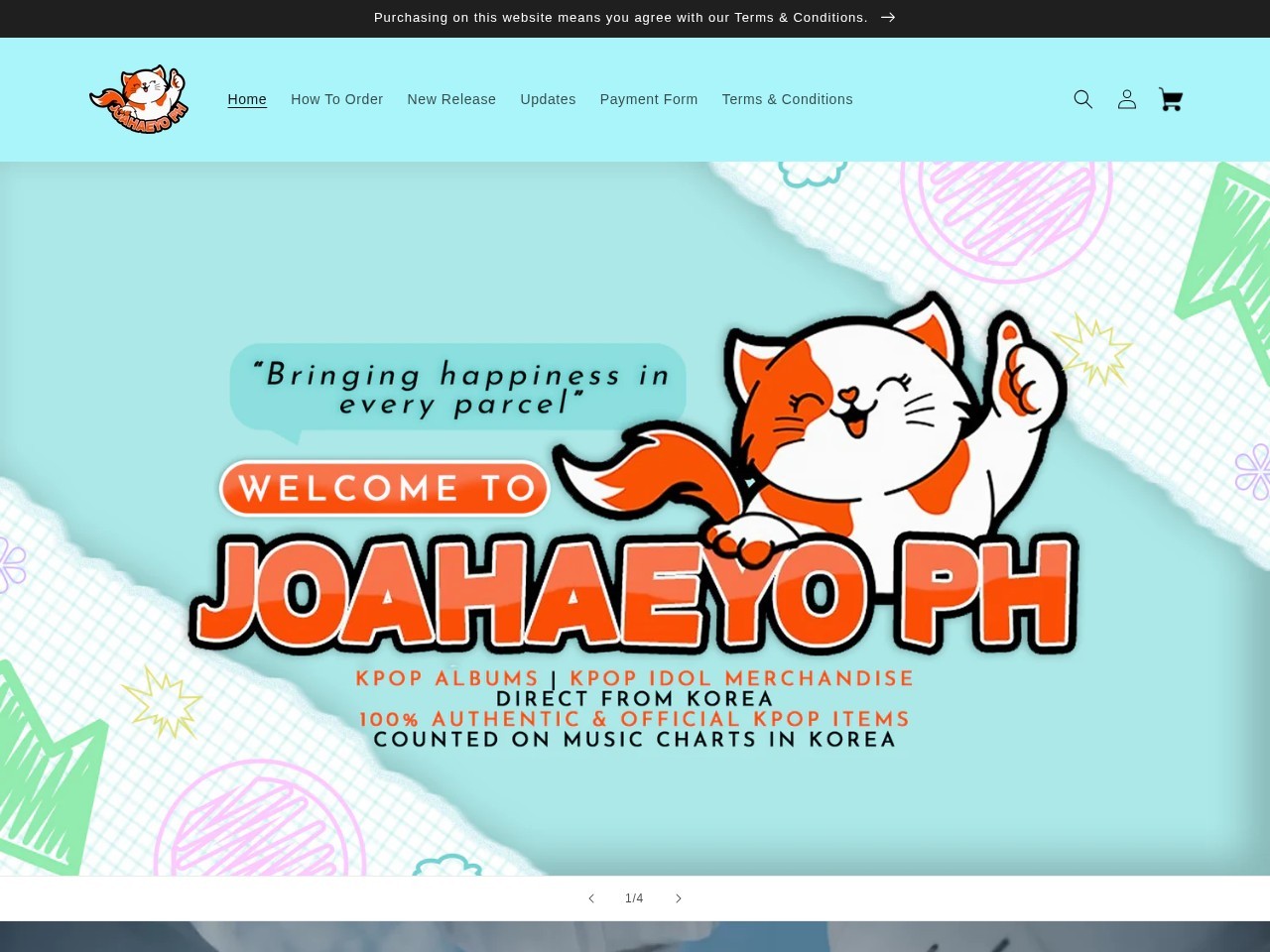 Joahaeyo KPOP Store โ Website Preview