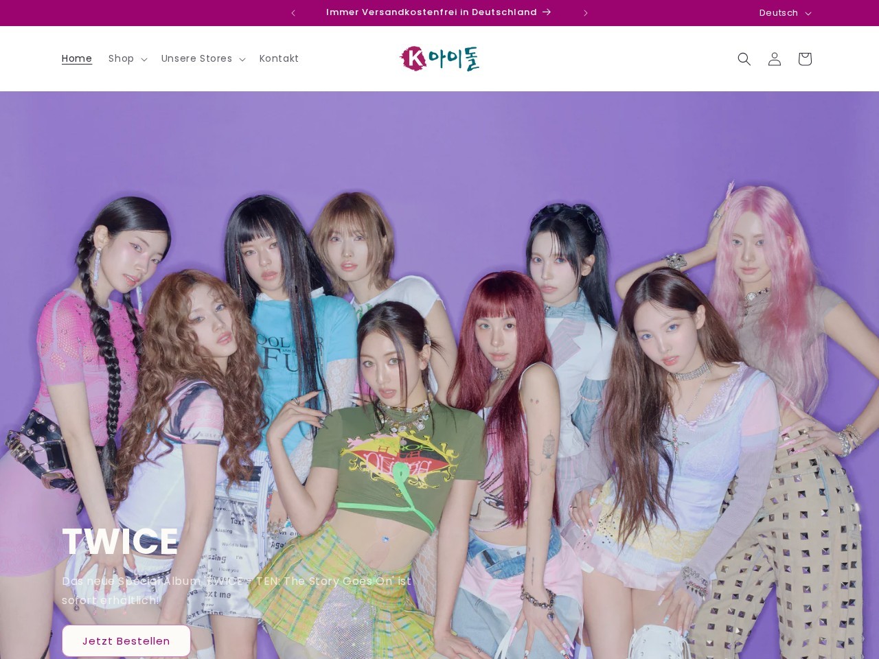 K Idol — Website Preview