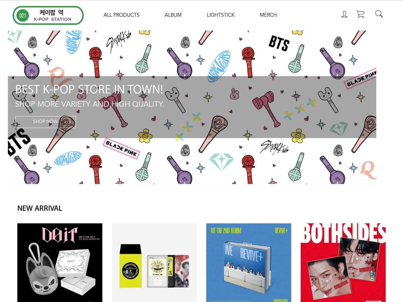 K-POP STATION JAKARTA — Website Preview