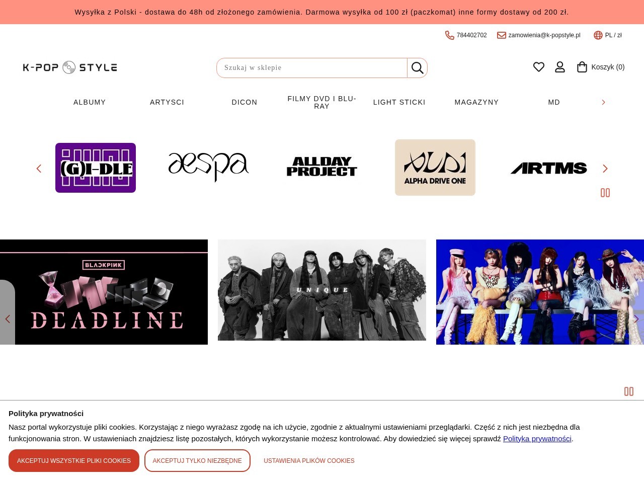 K-pop style — Website Preview
