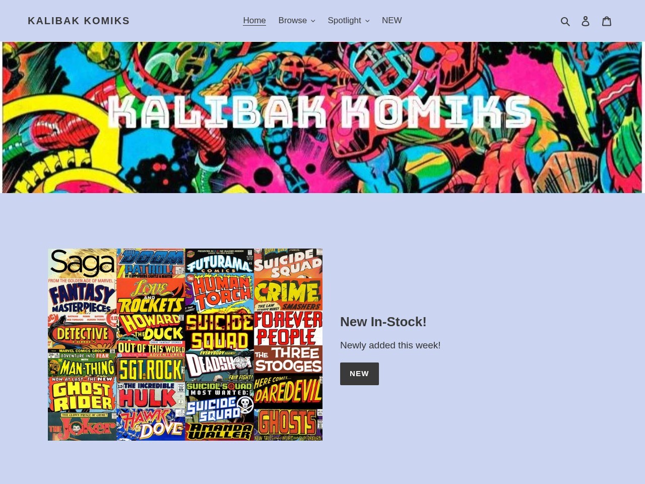 Kalibak's Kave — Website Preview