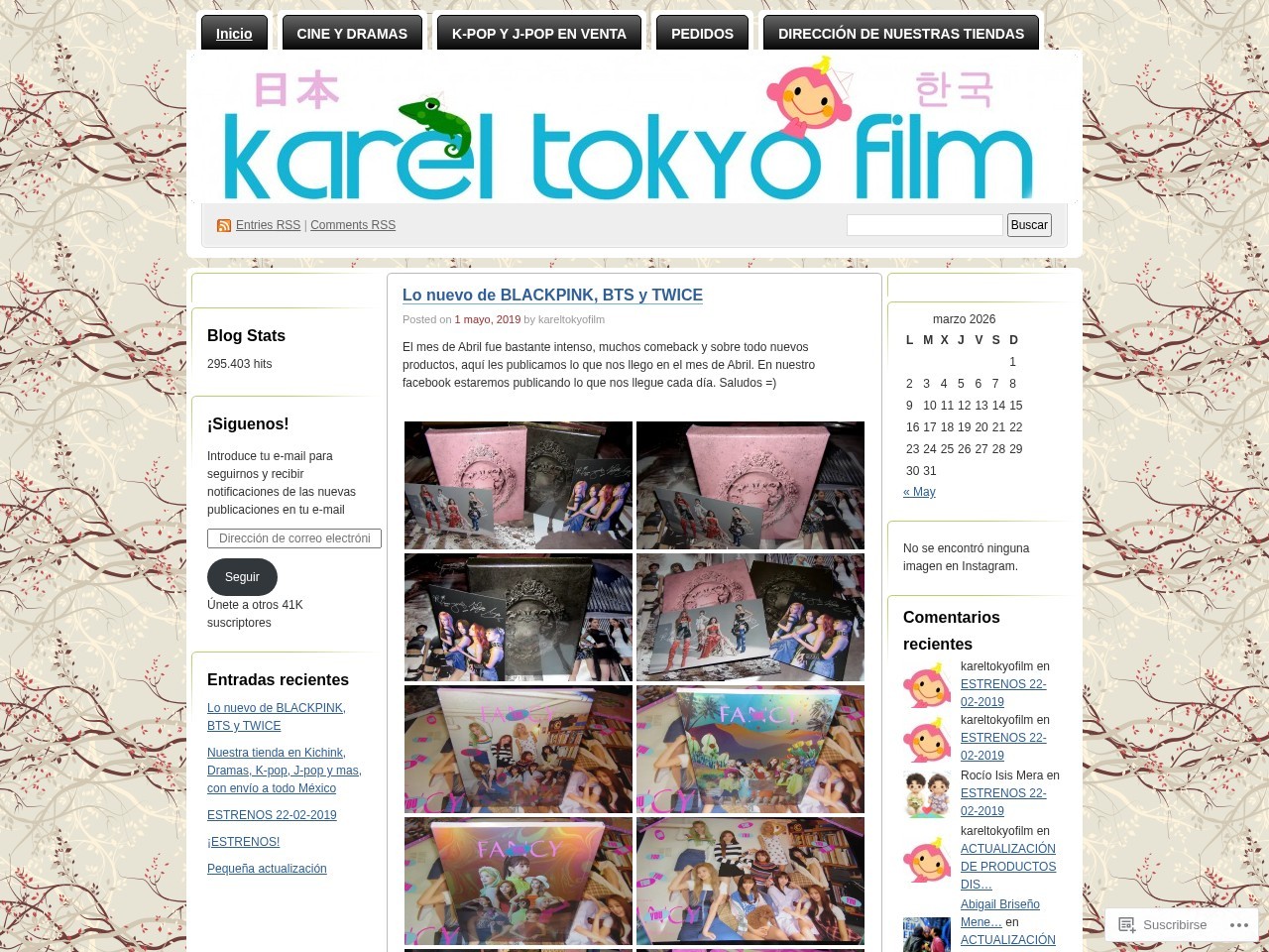 KAREL TOKYO FILM K-pop / J-pop / Dramas / Cine / Anime — Website Preview
