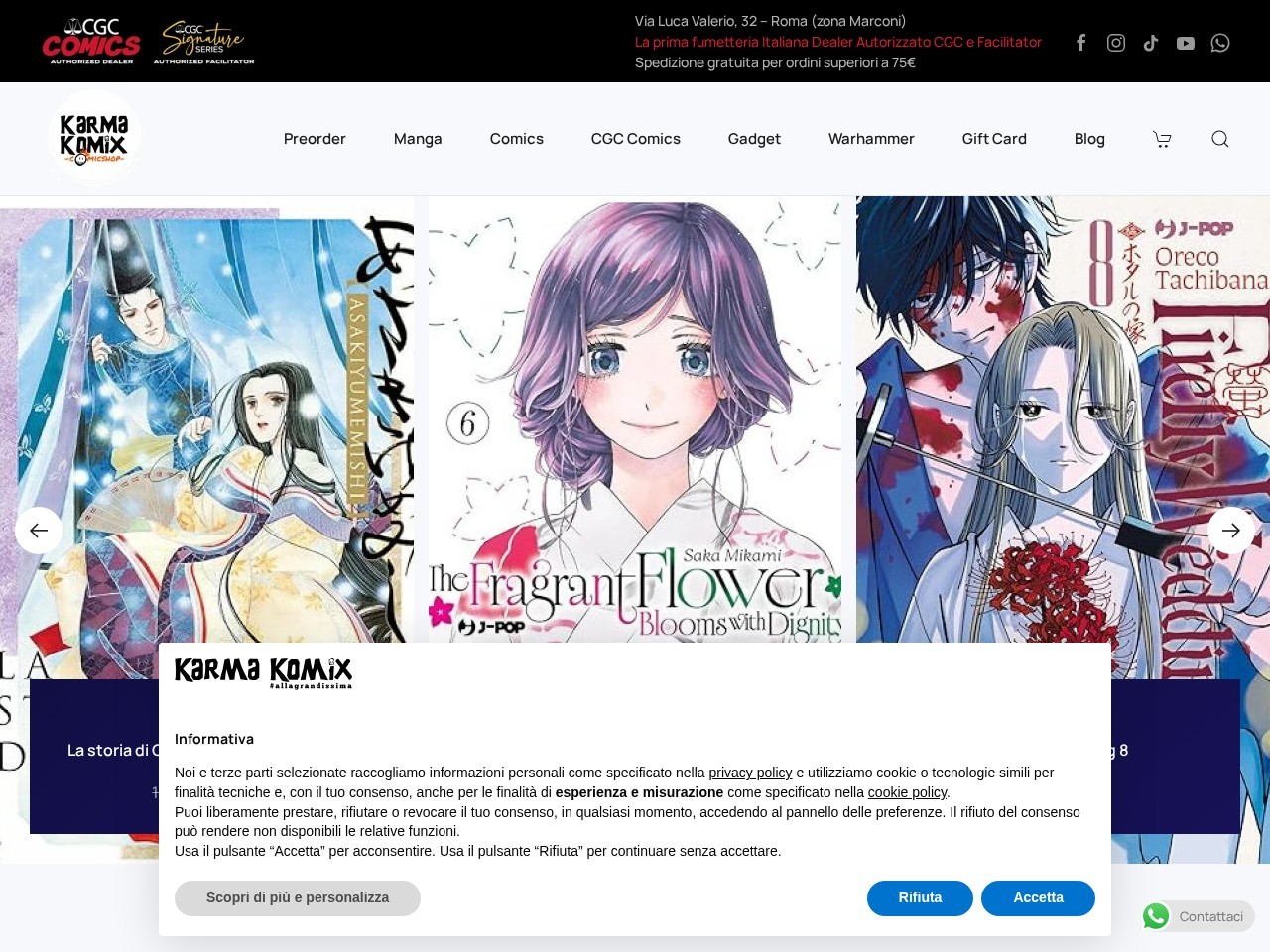 Karma Komix — Website Preview