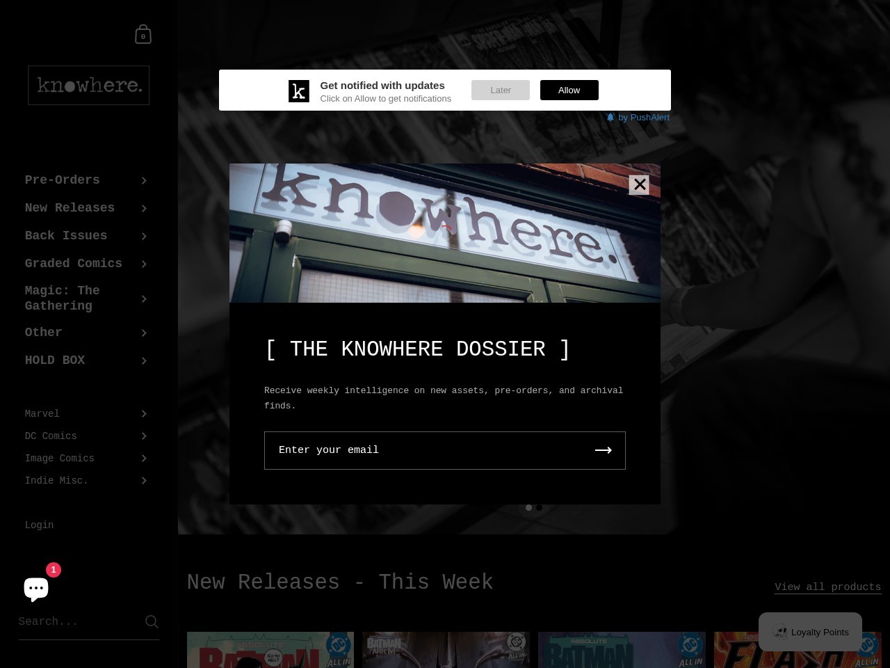 knowhere comics — Website Preview