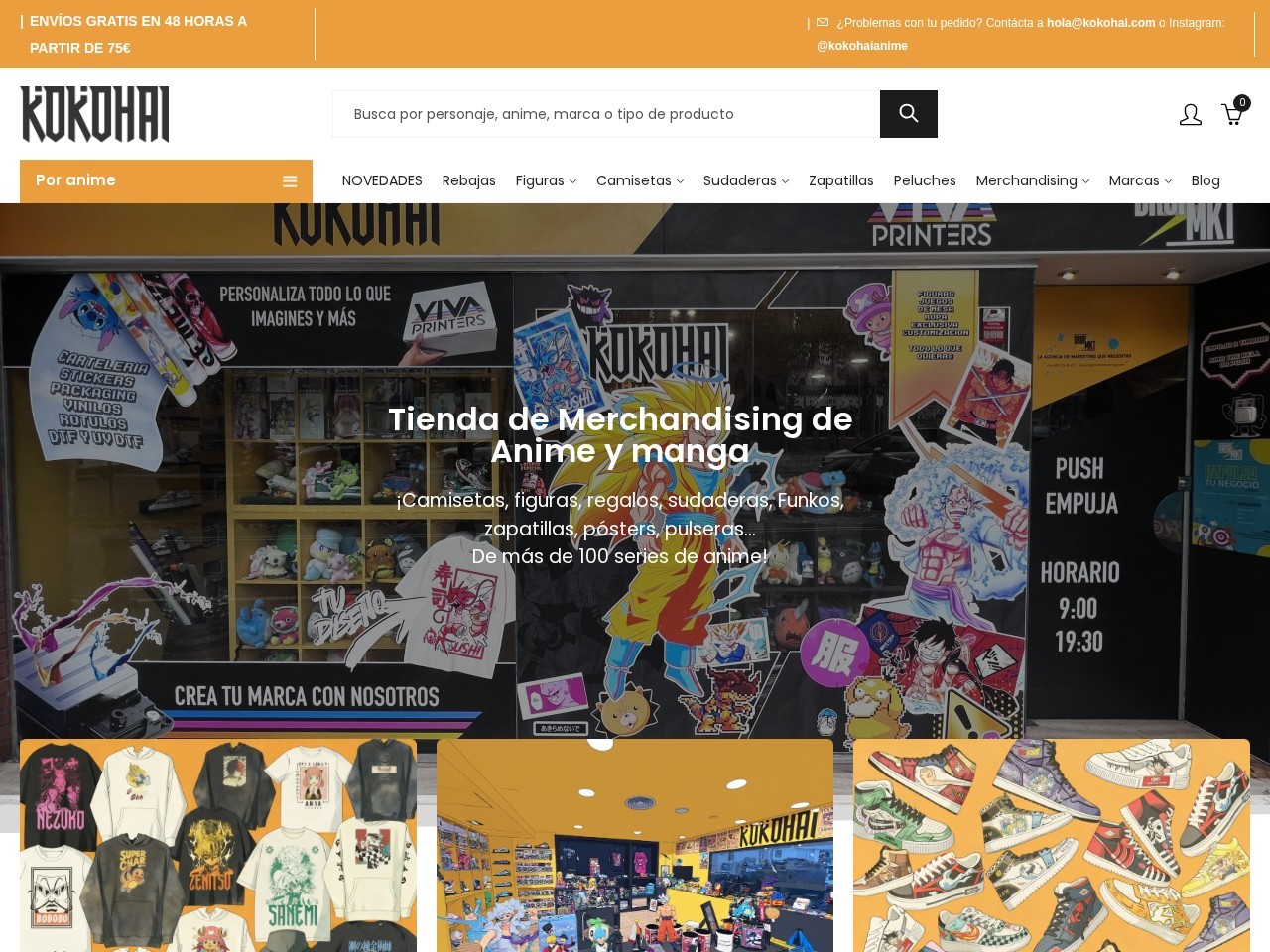 Kokohai - Tienda de Anime — Website Preview