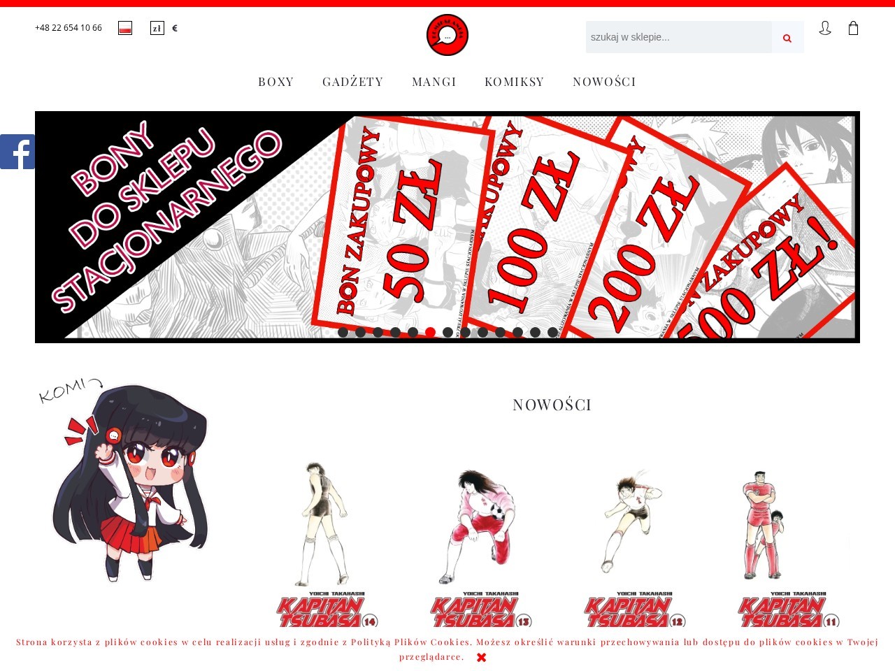 Komikslandia — Website Preview