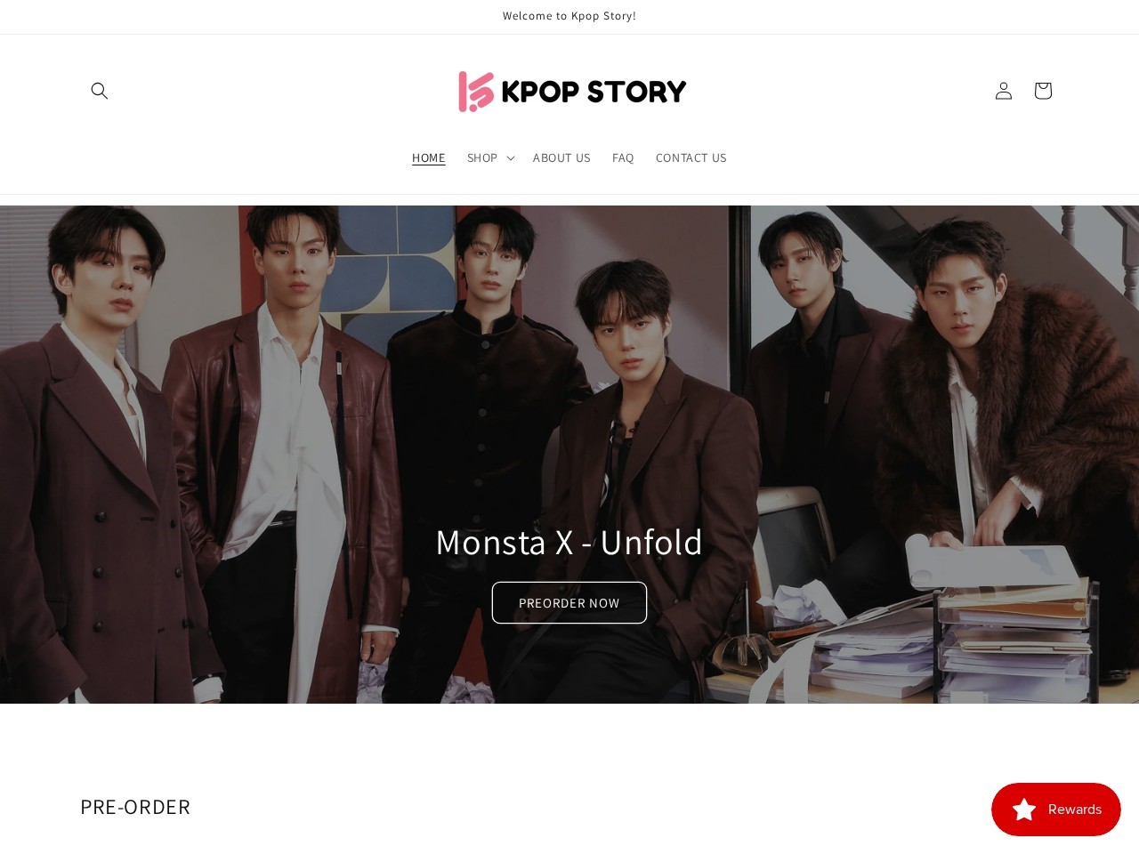KPop Story — Website Preview