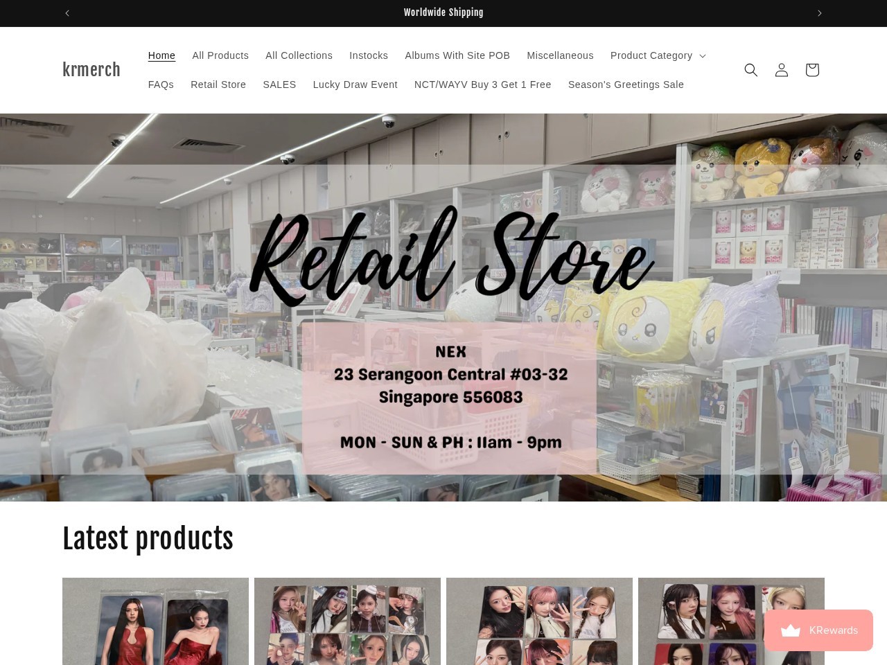 krmerch — Website Preview