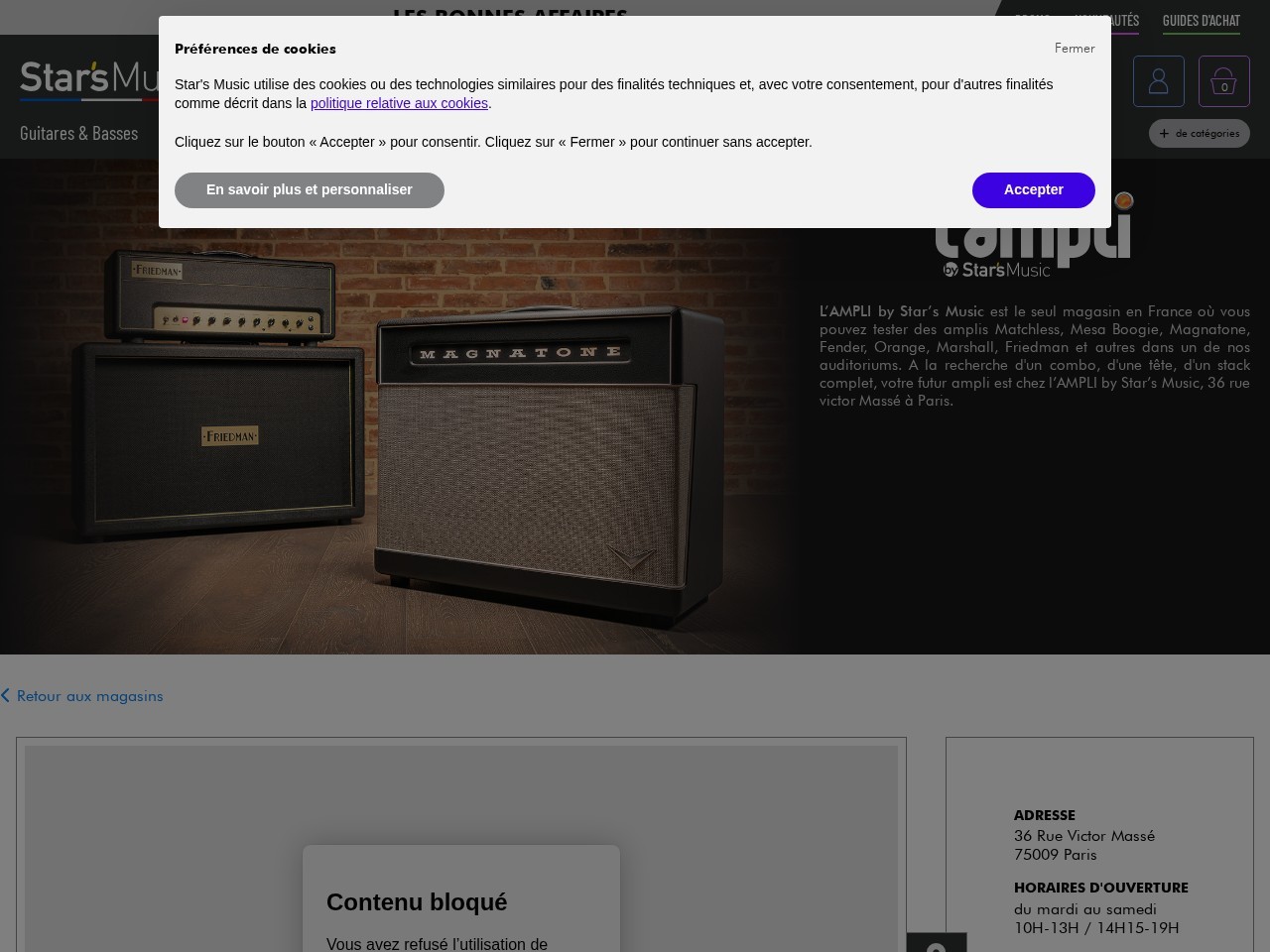 L'Ampli by Star's Music — Website Preview