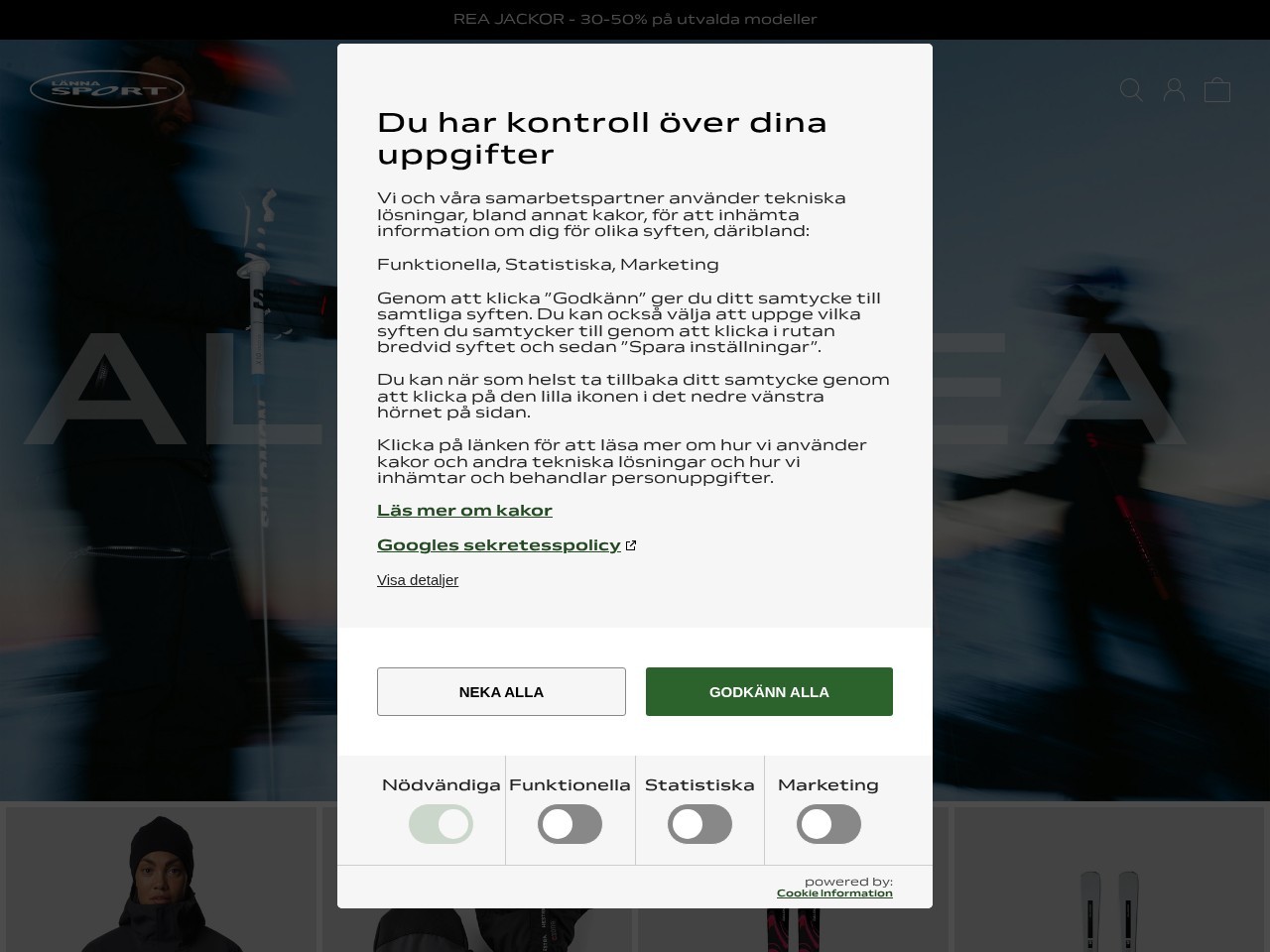 Länna Sport — Website Preview