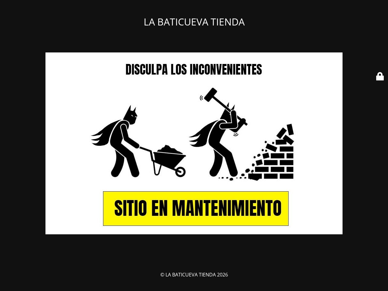 La baticueva tienda — Website Preview