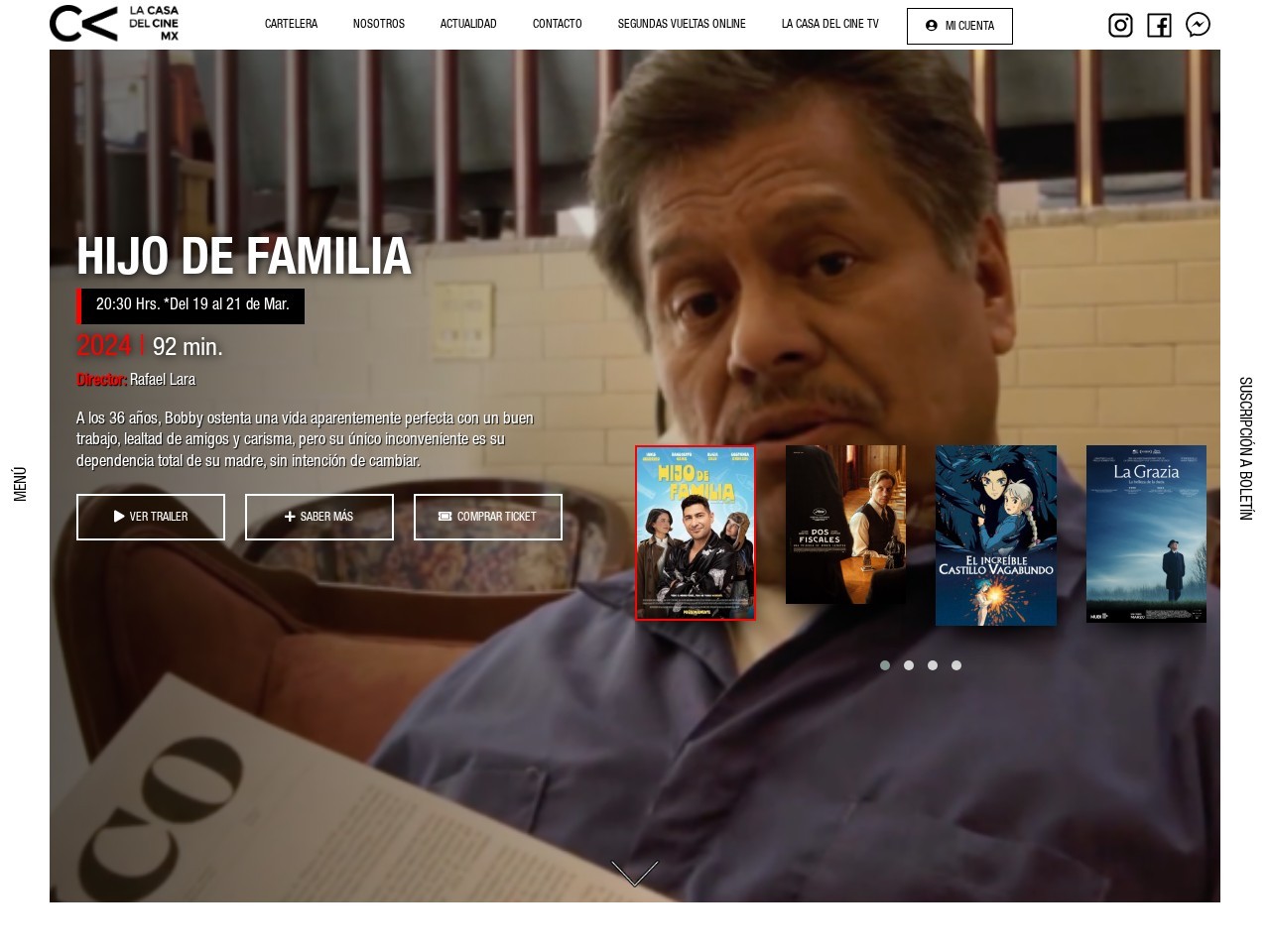 La Casa del Cine โ Website Preview