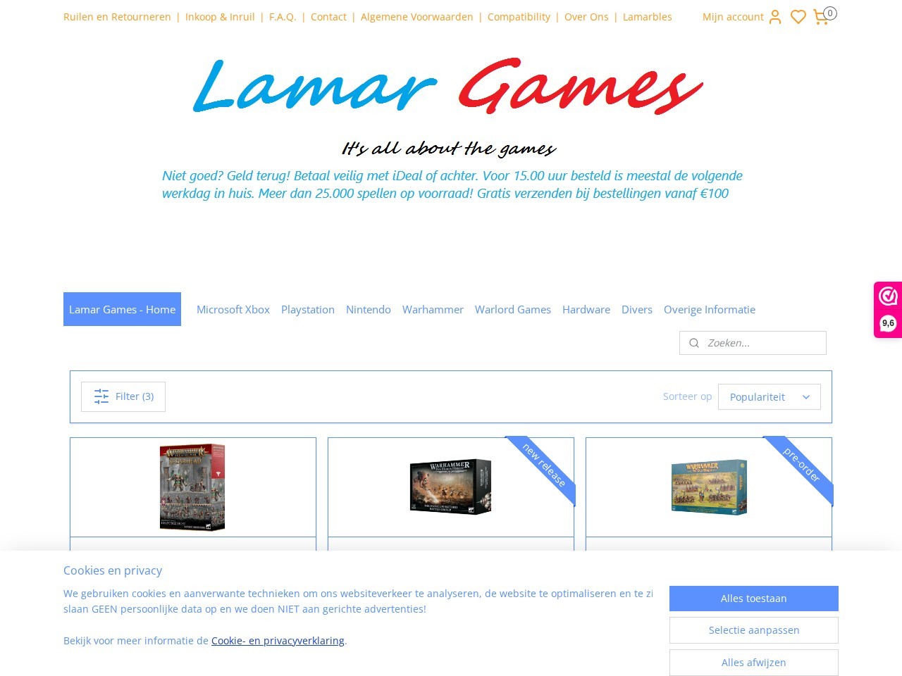 Lamar Games (Brini Solutions) — Website Preview