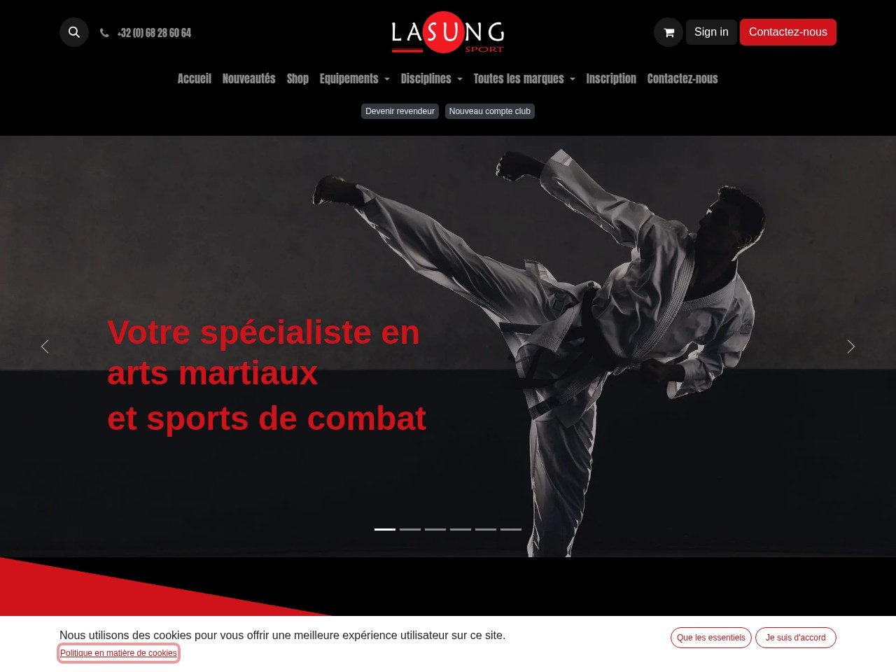 Lasung Sport — Website Preview