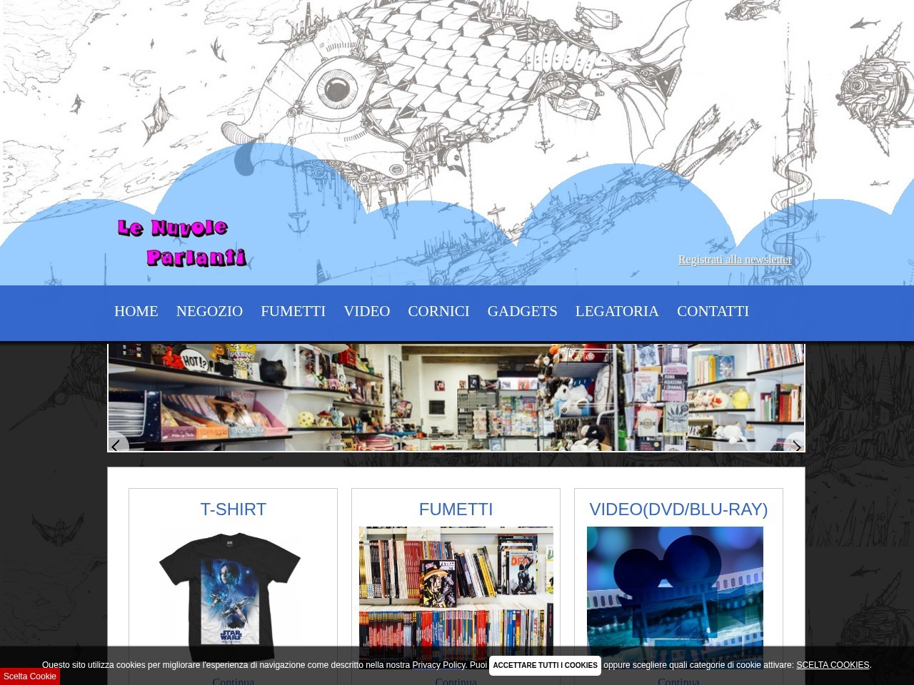 Le Nuvole Parlanti Legnano — Website Preview