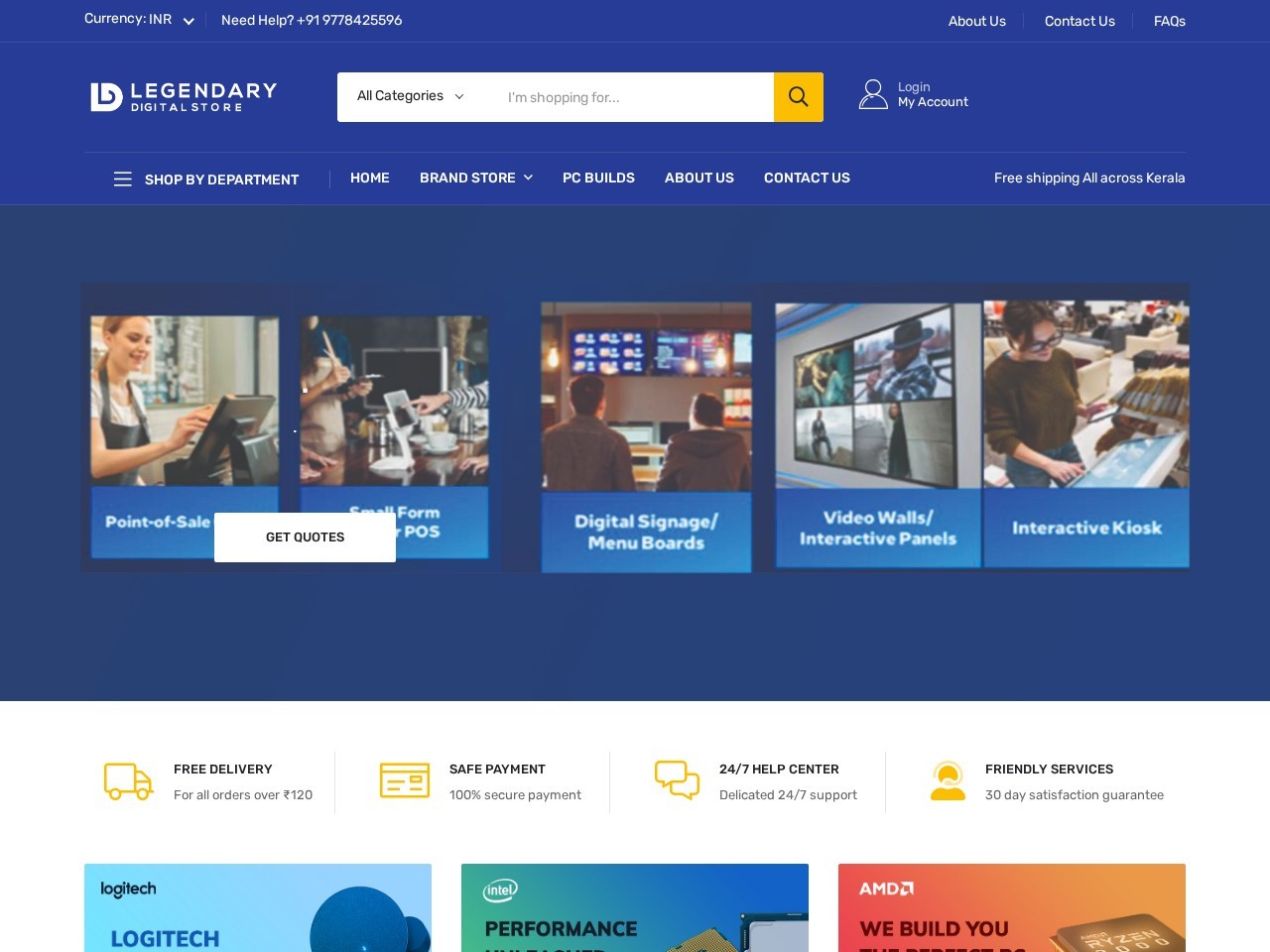 Legendary Game Store — Website Preview