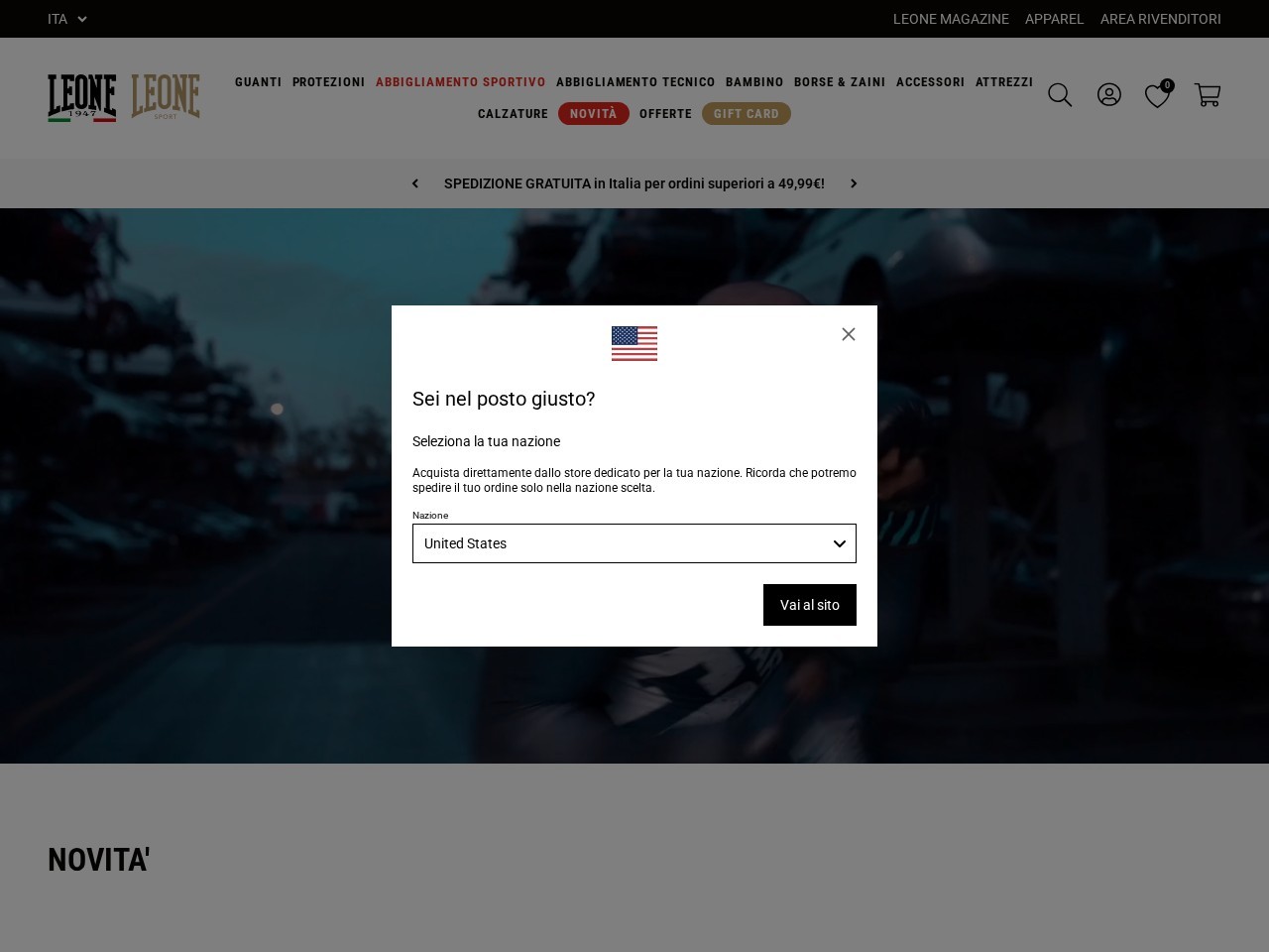 Leone 1947 OFFICIAL STORE — Website Preview