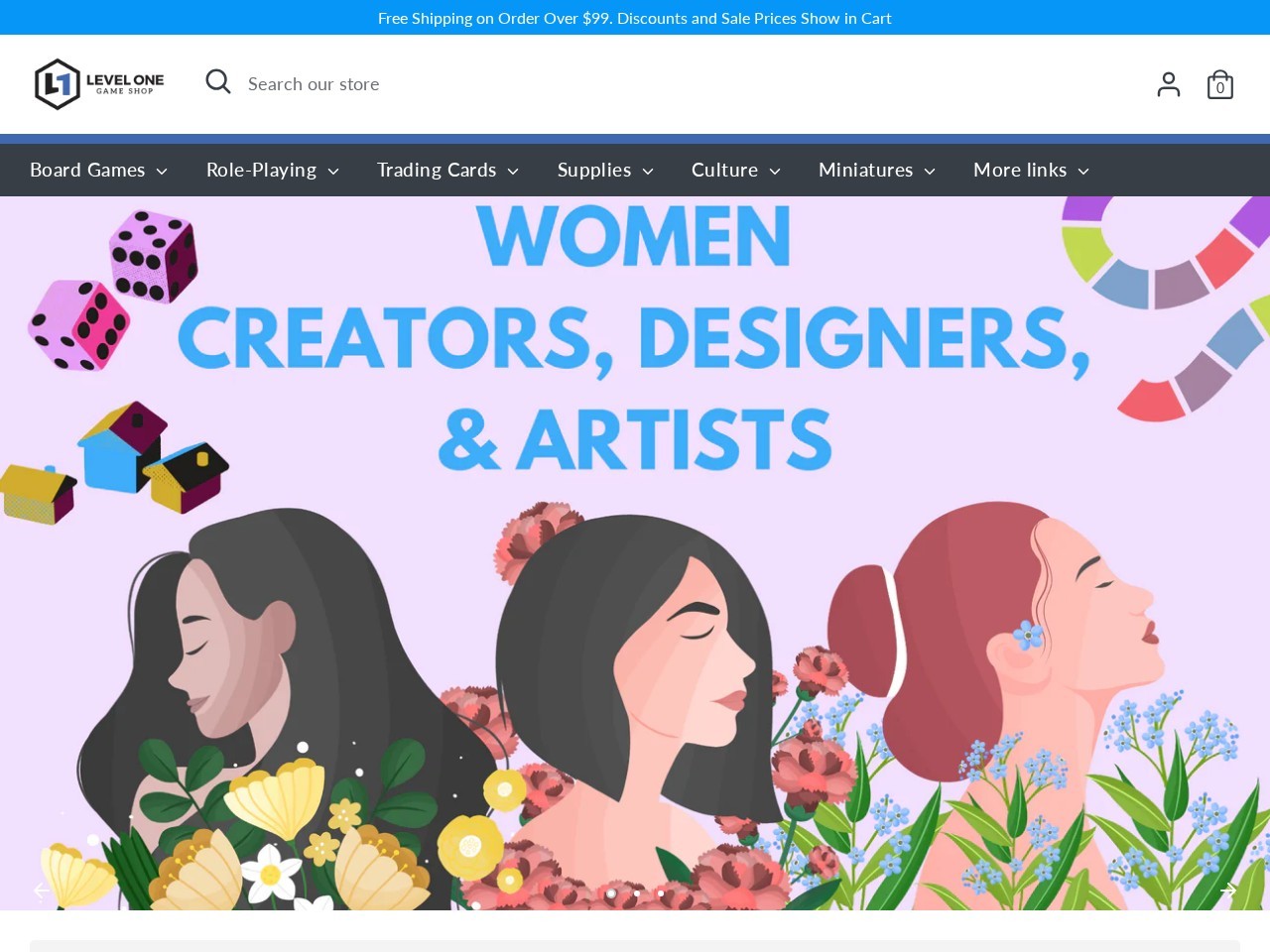 Level One Game Shop โ Website Preview