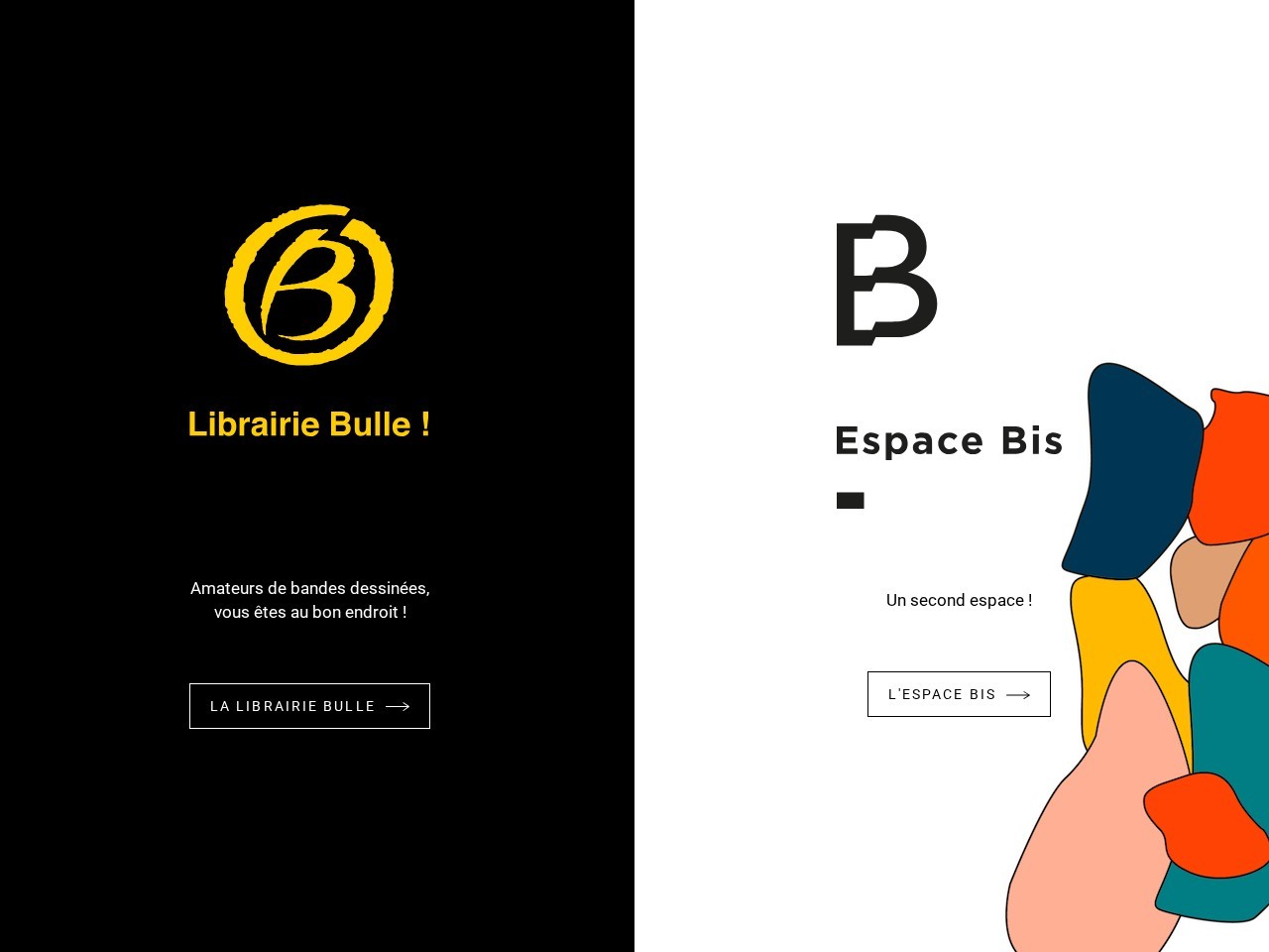 LIBRAIRIE BULLE — Website Preview