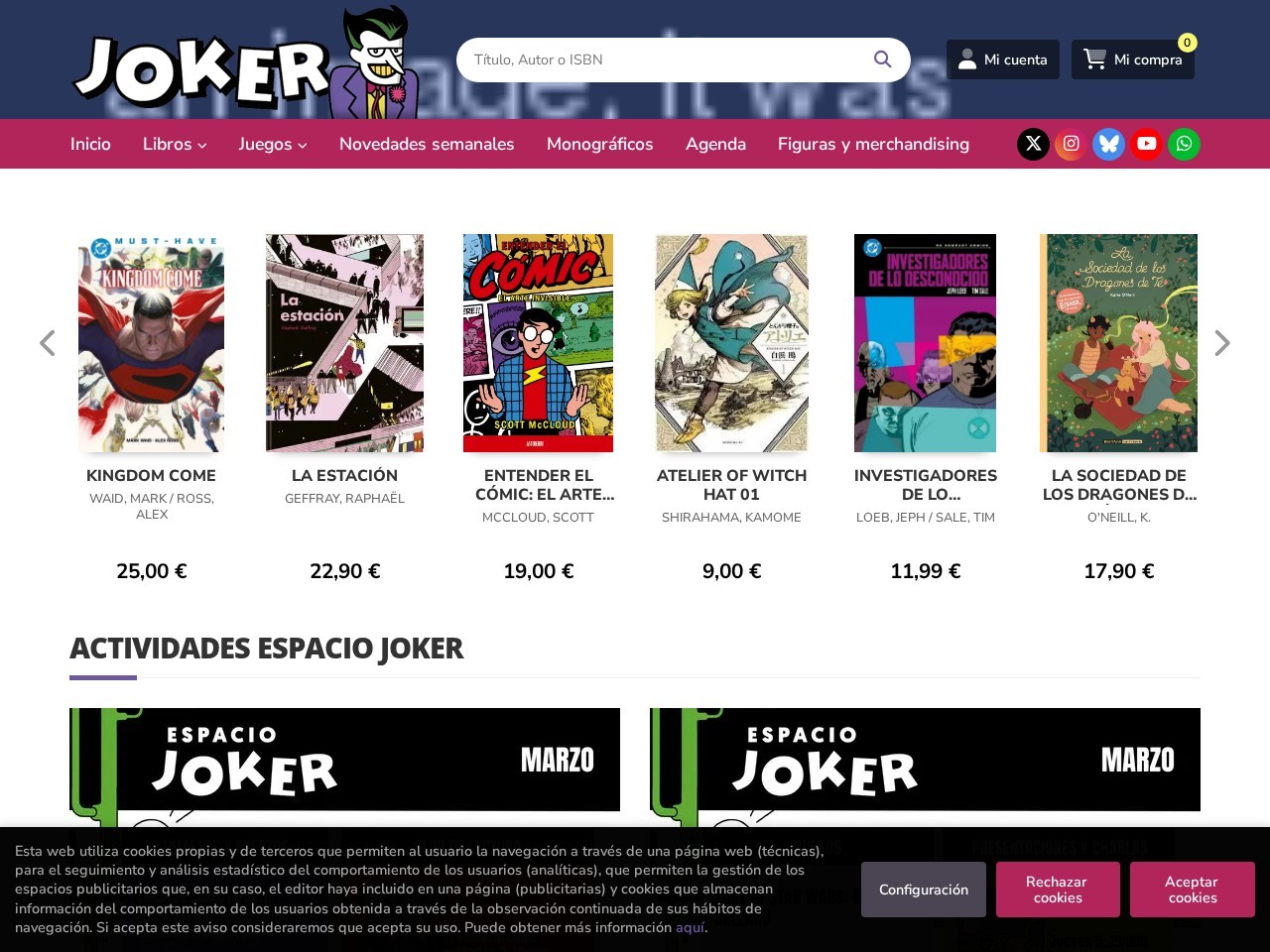 Librería Joker — Website Preview