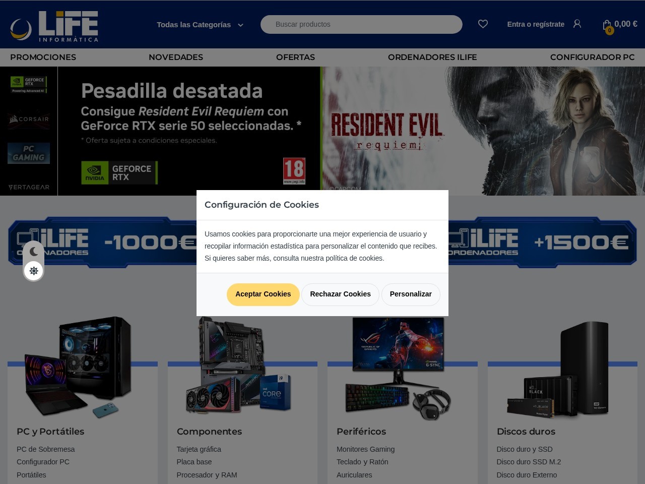 LIFE Informática — Website Preview