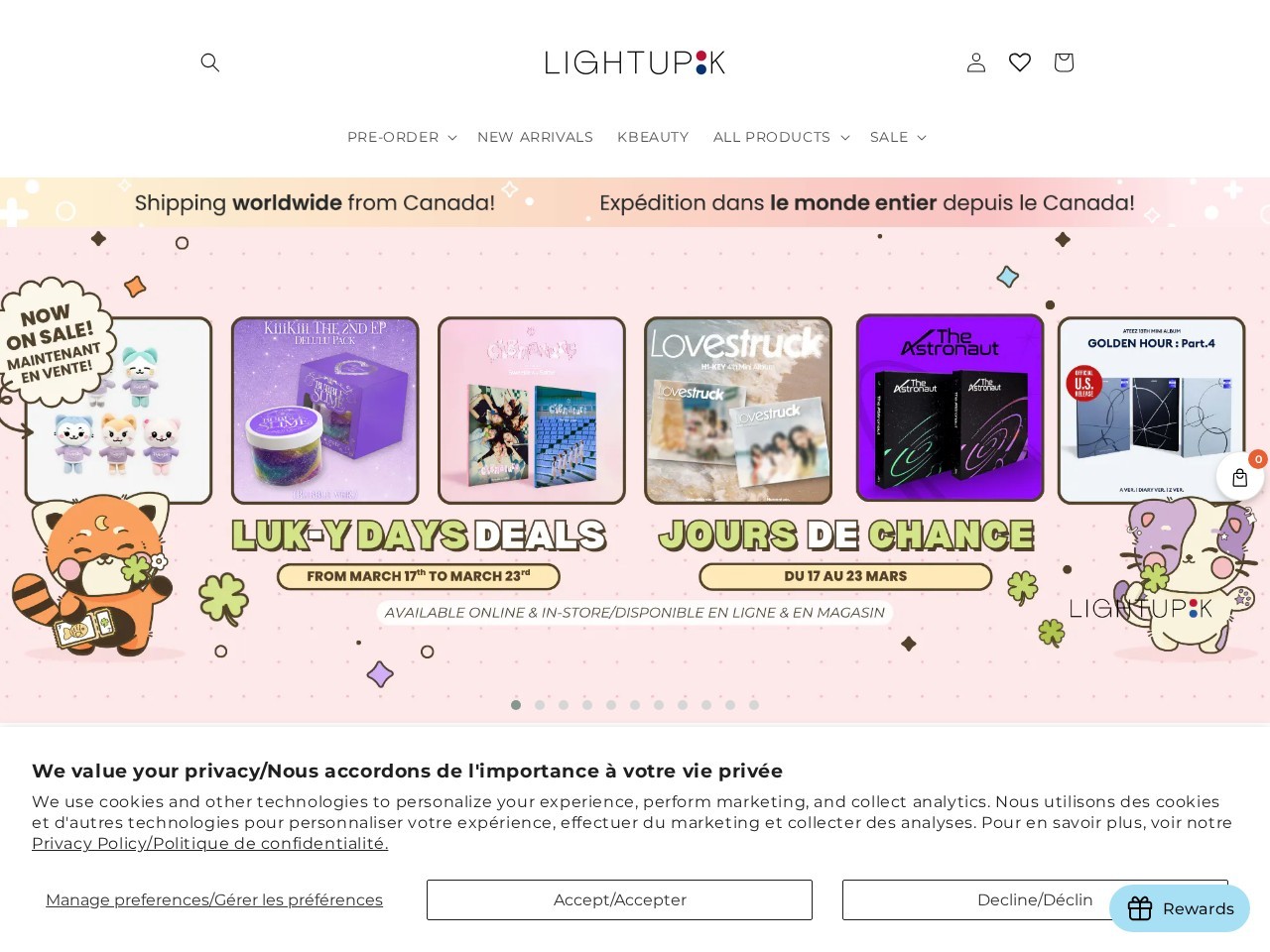LIGHTUPK Toronto — Website Preview