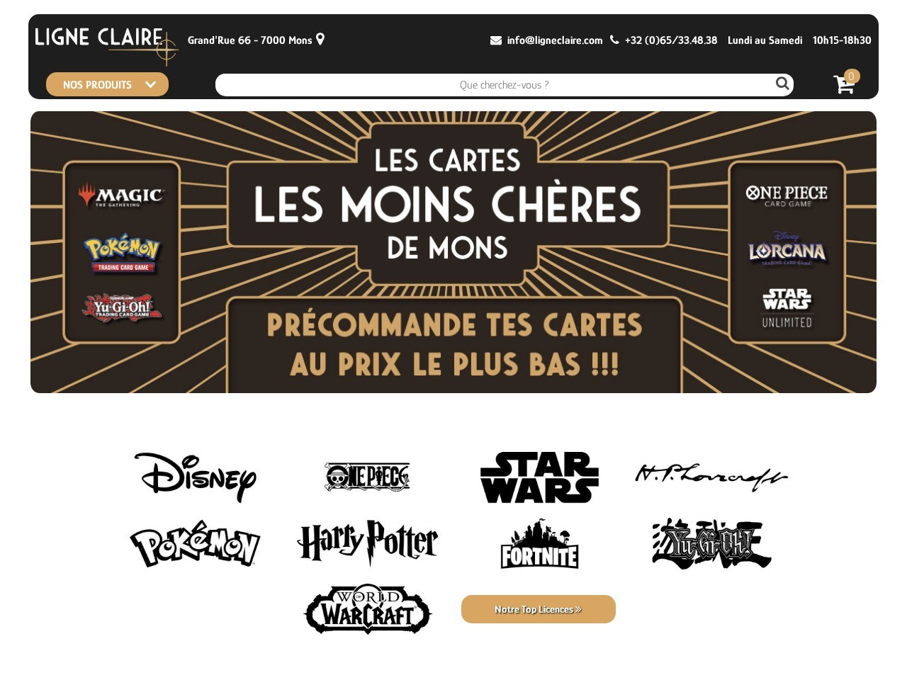 Ligne Claire โ Website Preview