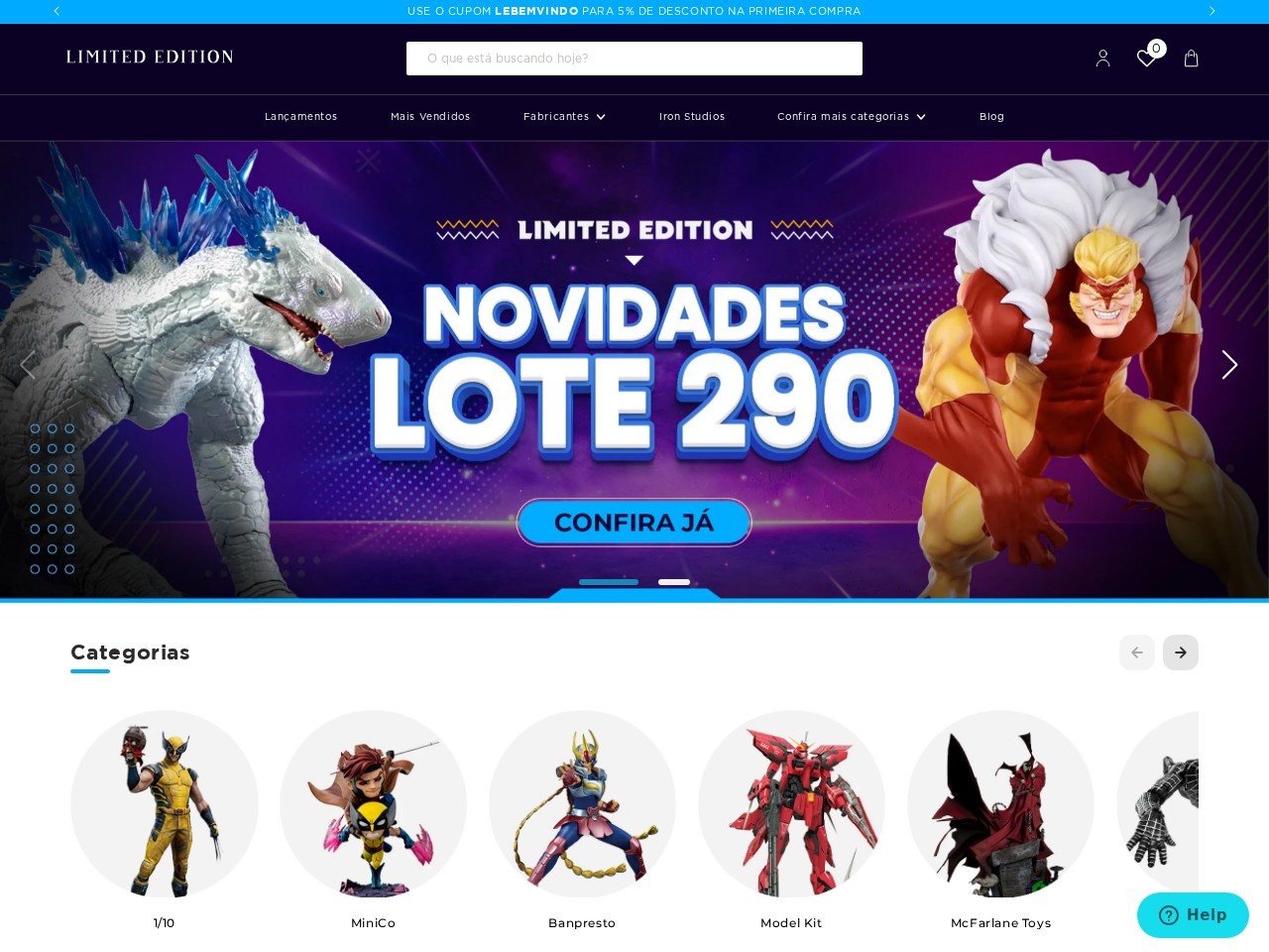 Limited Edition Collectible Toys — Website Preview