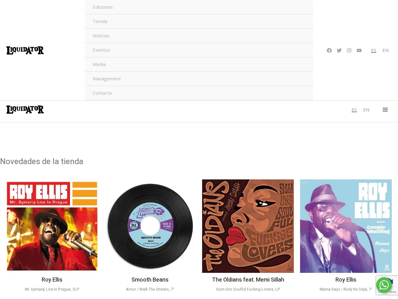 Liquidator Music — Website Preview