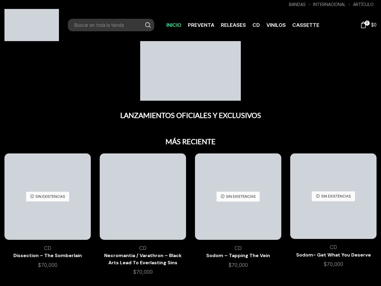 Living Metal Producciones — Website Preview