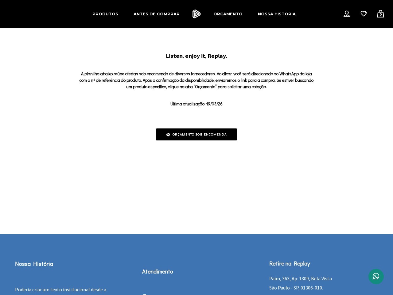 Loja Replay — Website Preview